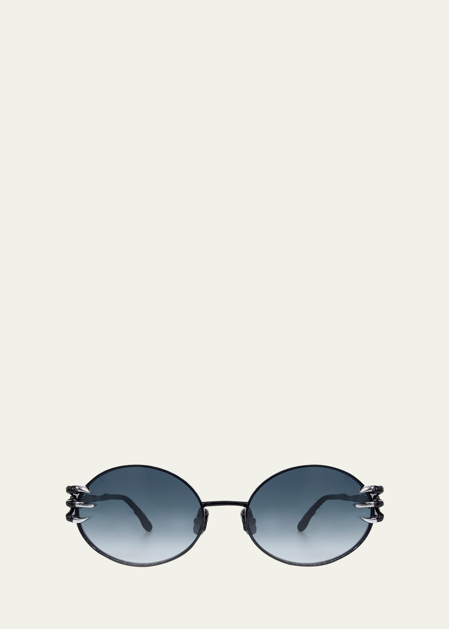 Claw Aventure Titanium Oval Sunglasses