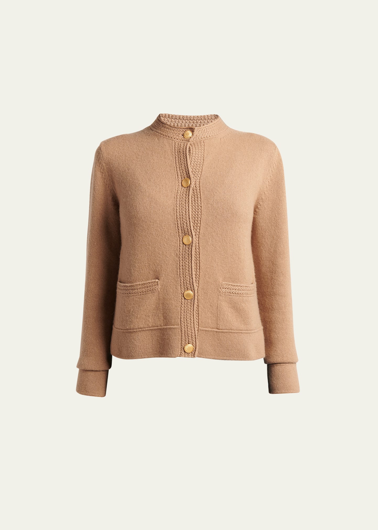 Shop Tom Ford Cashmere Cardigan Jacket In Amber Tan