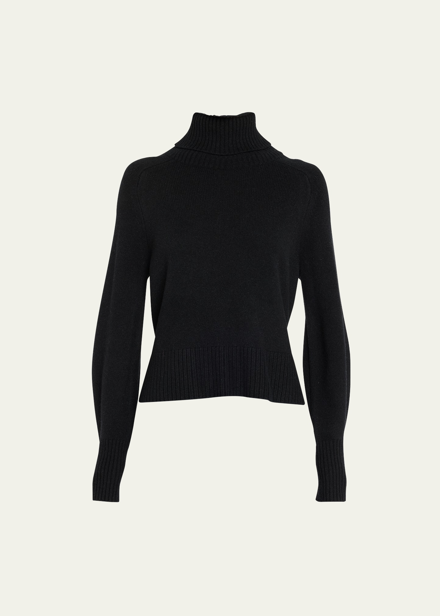 Veronica Beard Lerato Cashmere Turtleneck Sweater In Black