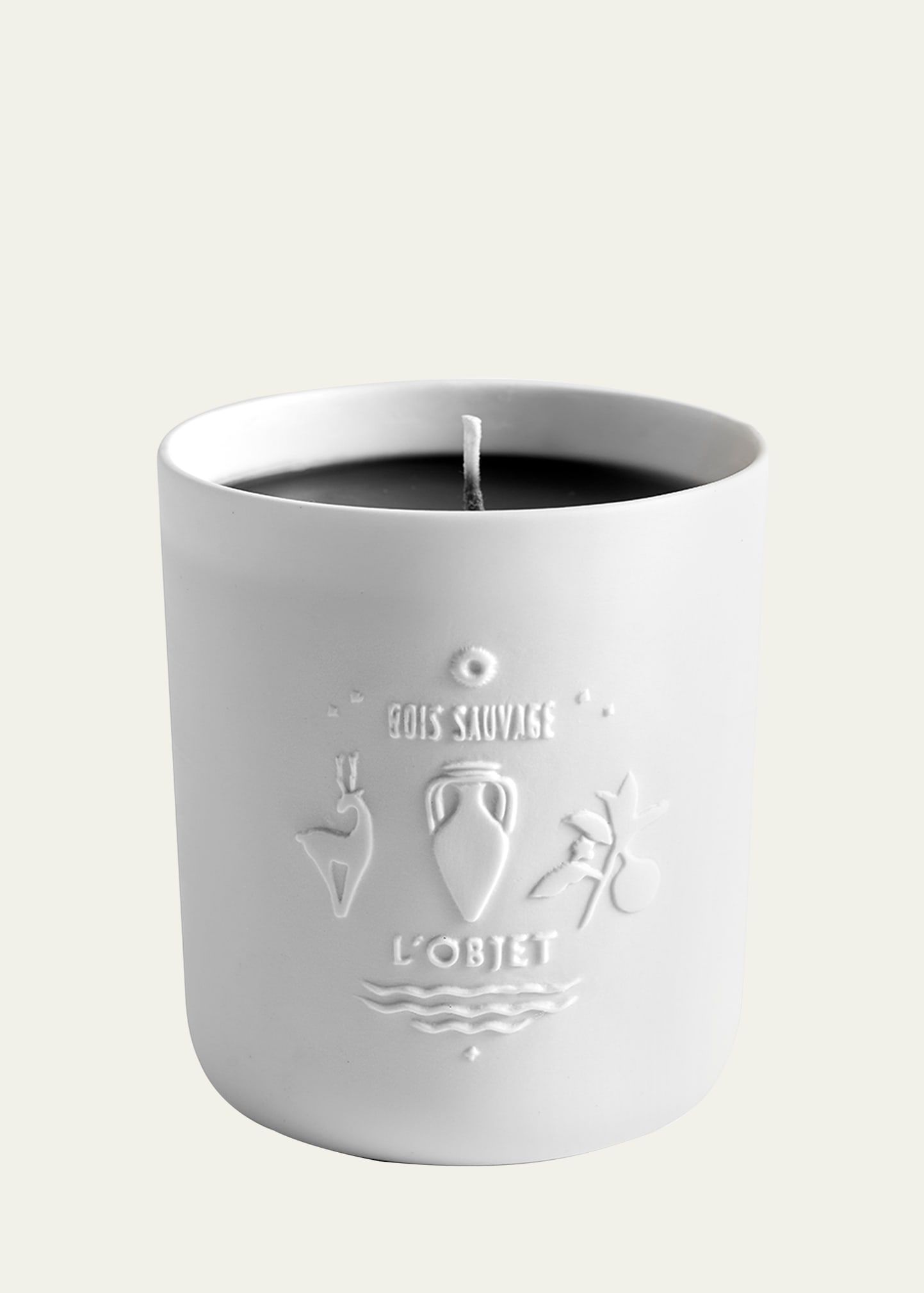 L'objet Bois Sauvage Apothecary Candle, 300 G In White