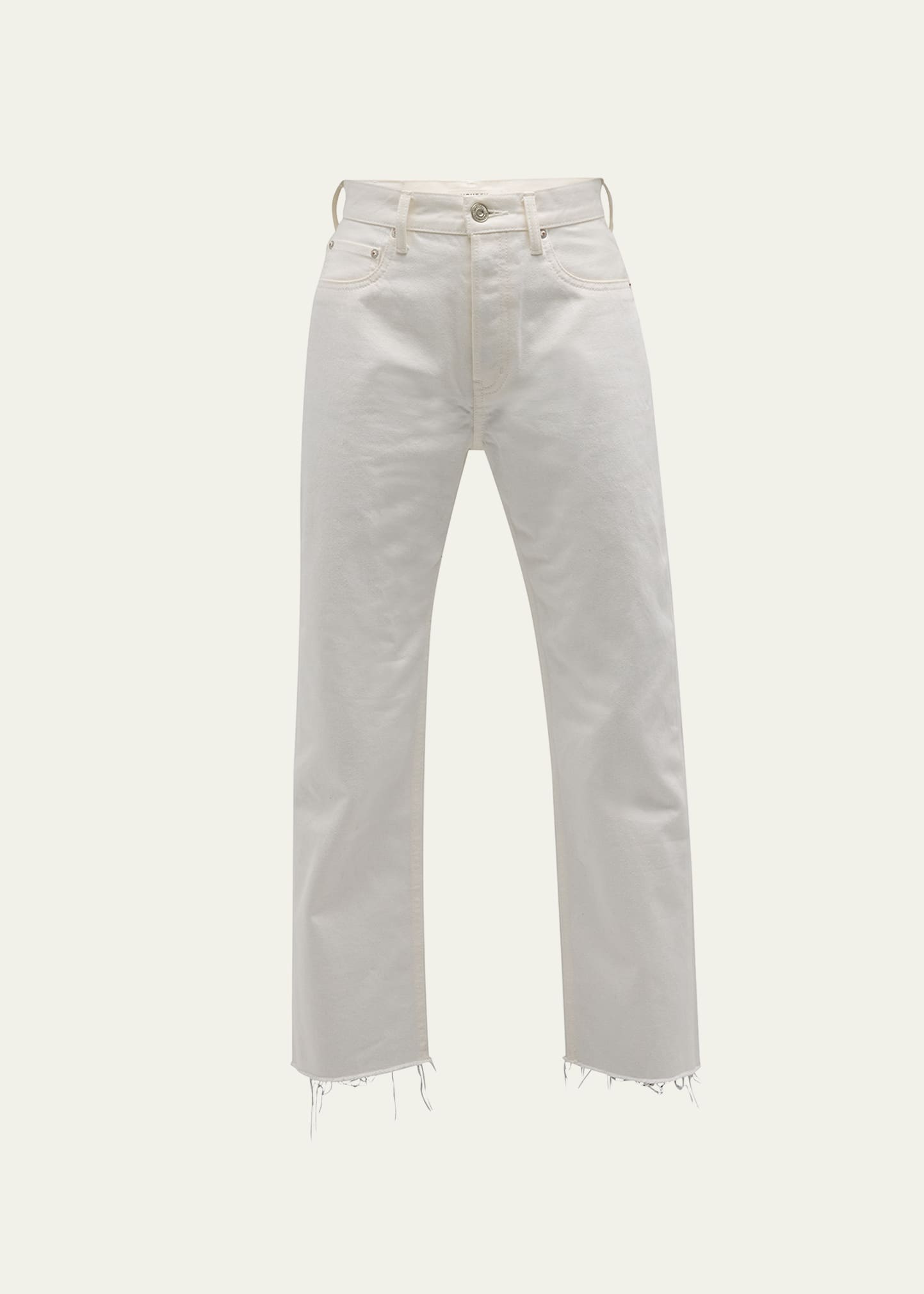 Robco Wide Straight Cropped Jeans