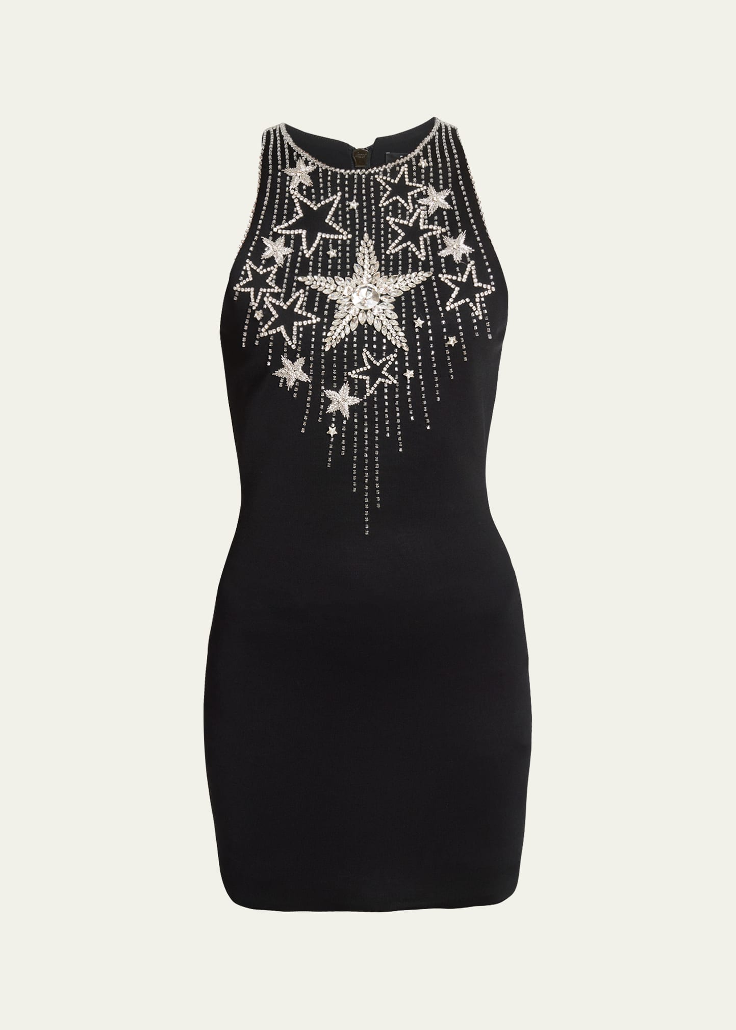 Star Crystal Body-Con Mini Dress