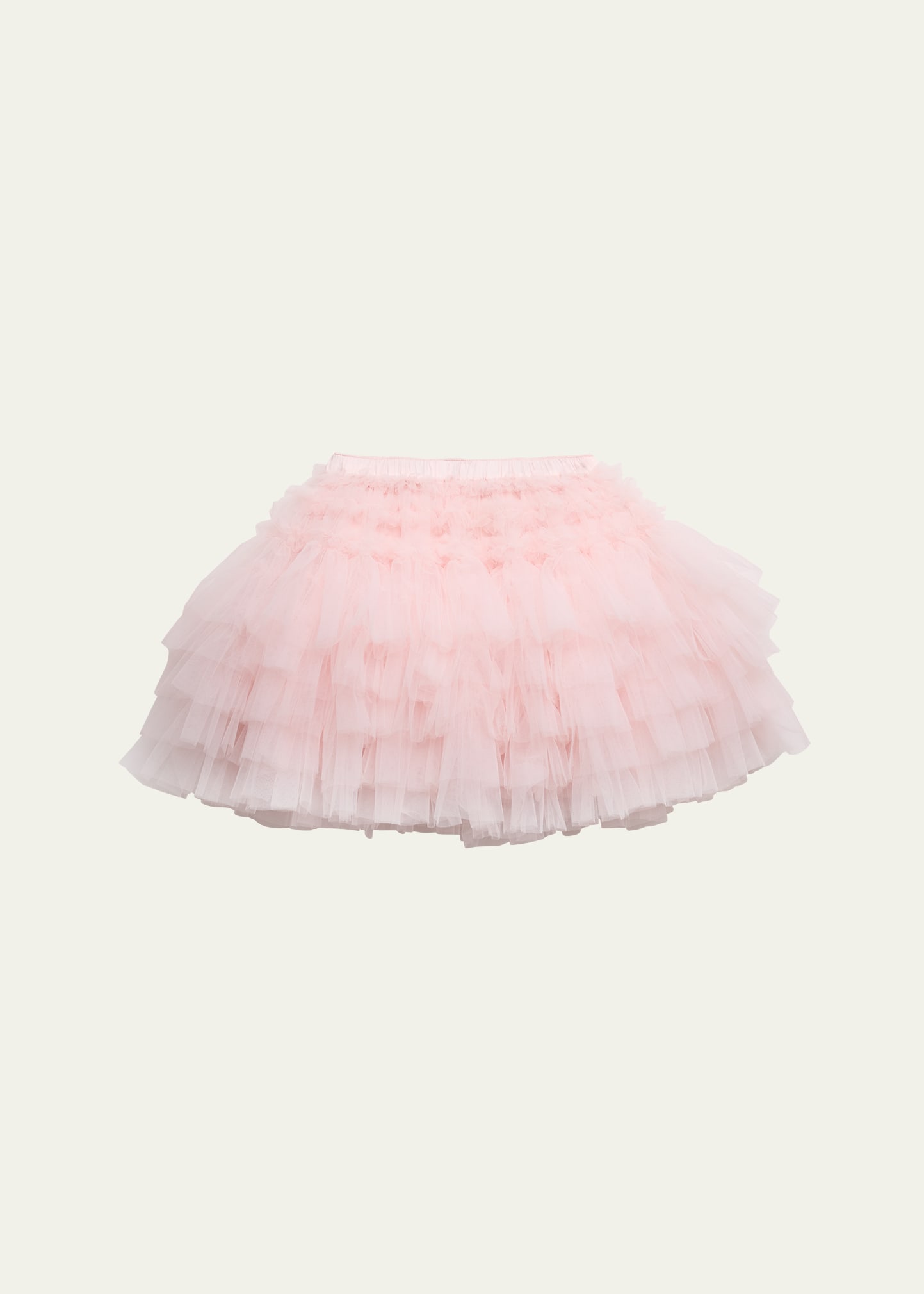 Tutu Du Monde Kids' Girl's Surrealism Tiered Tulle Skirt In Pink Cloud