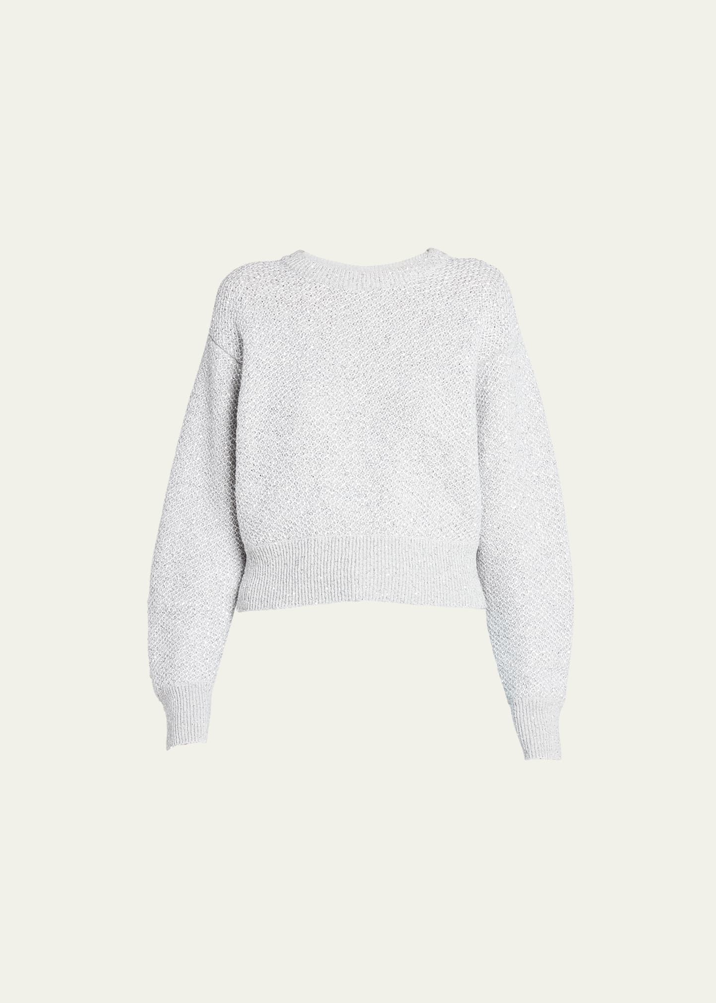 STELLA MCCARTNEY OPEN-BACK KNIT JUMPER WITH SEQUINS