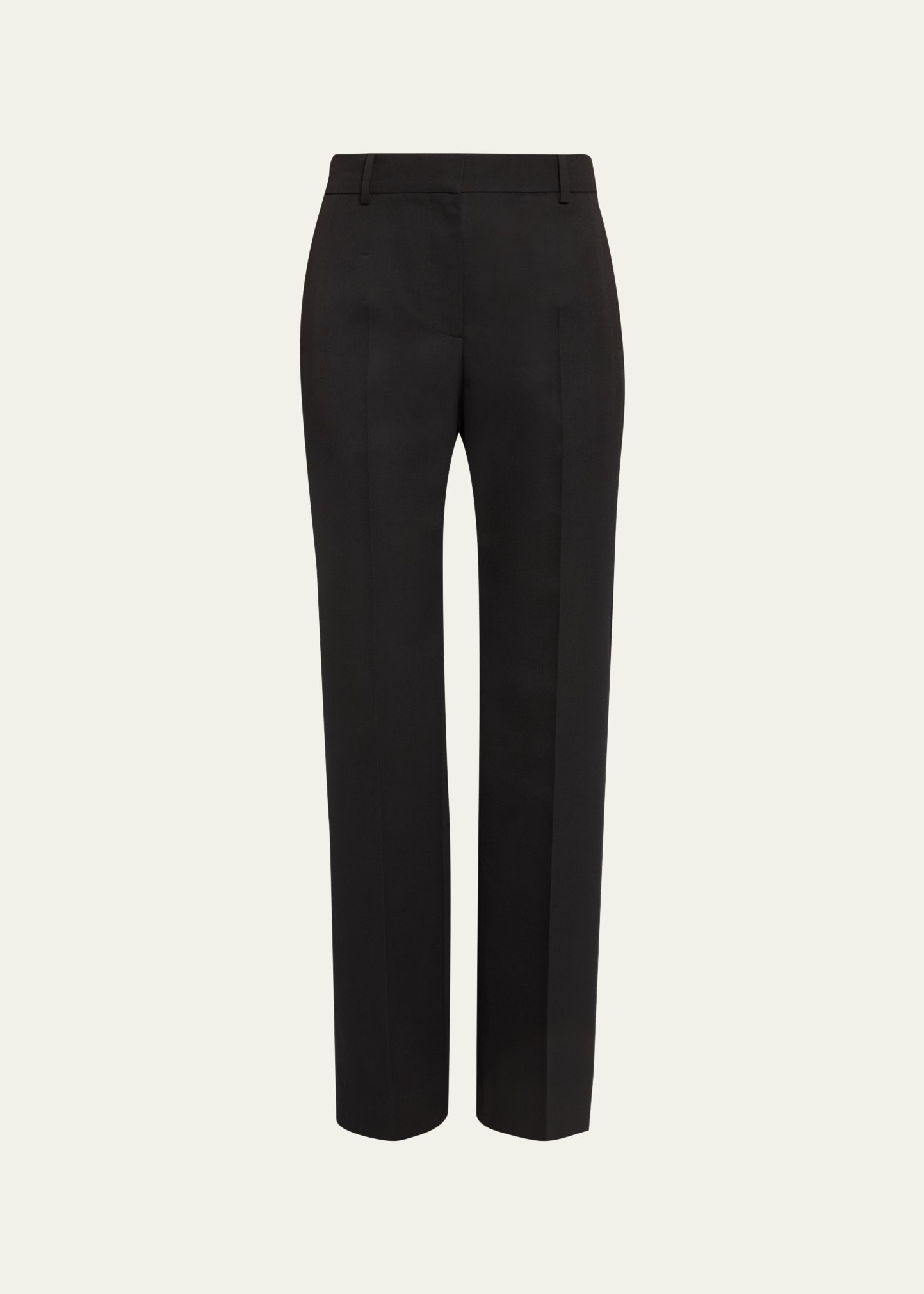 Givenchy Straight-leg Formal Wool Trousers In Black