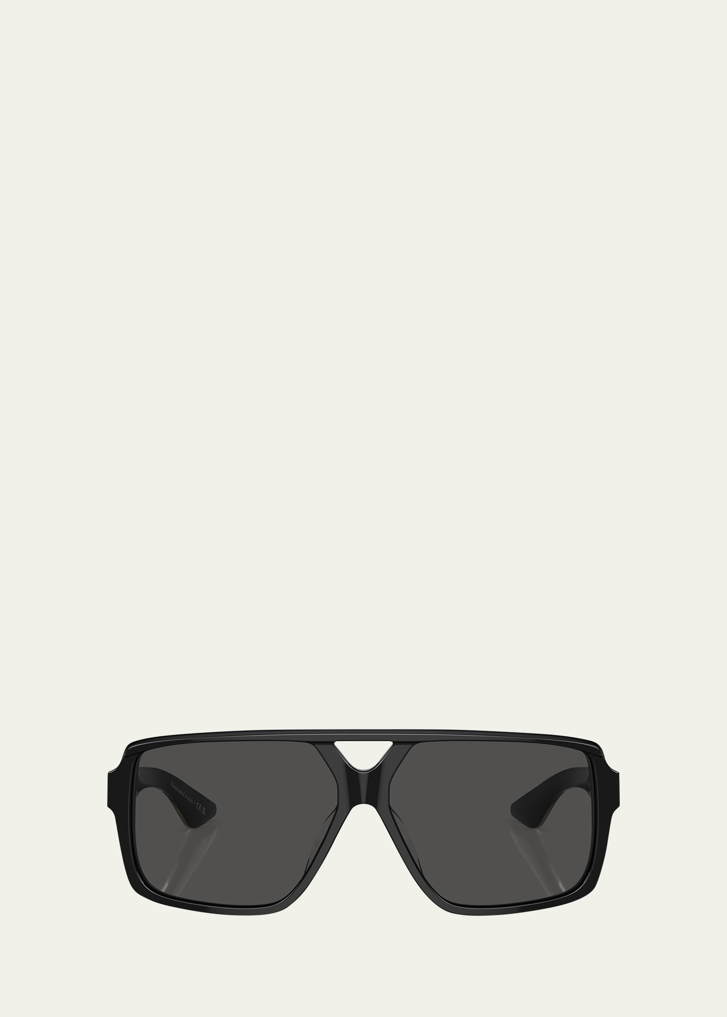 Khaite X Oliver Peoples 1977c Oversized Aviator Sunglasses In Black