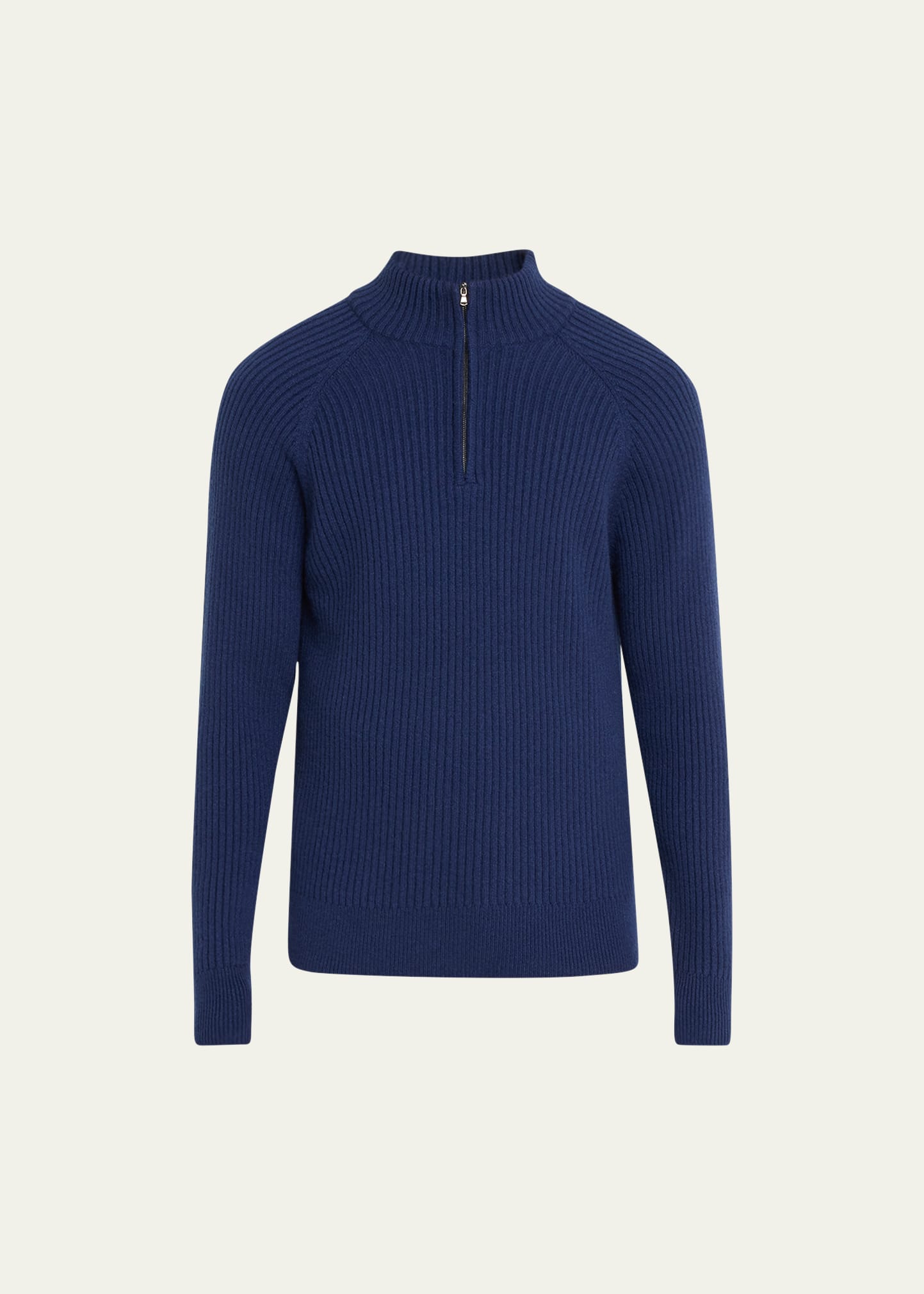 Men's 7-Gauge Ribbed Cashmere Sweater