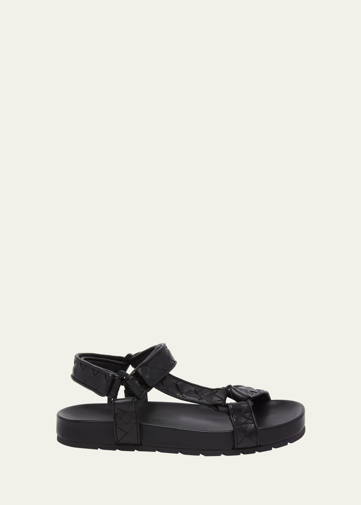 Trip Woven Leather Sporty Sandals
