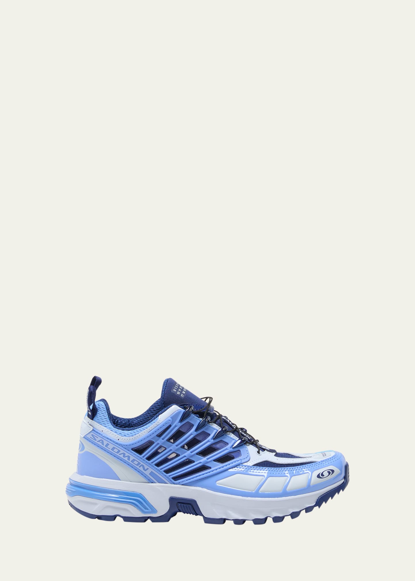 Shop Mm6 Maison Margiela Acs Pro Colorblock Caged Runner Sneakers In Blue Combo