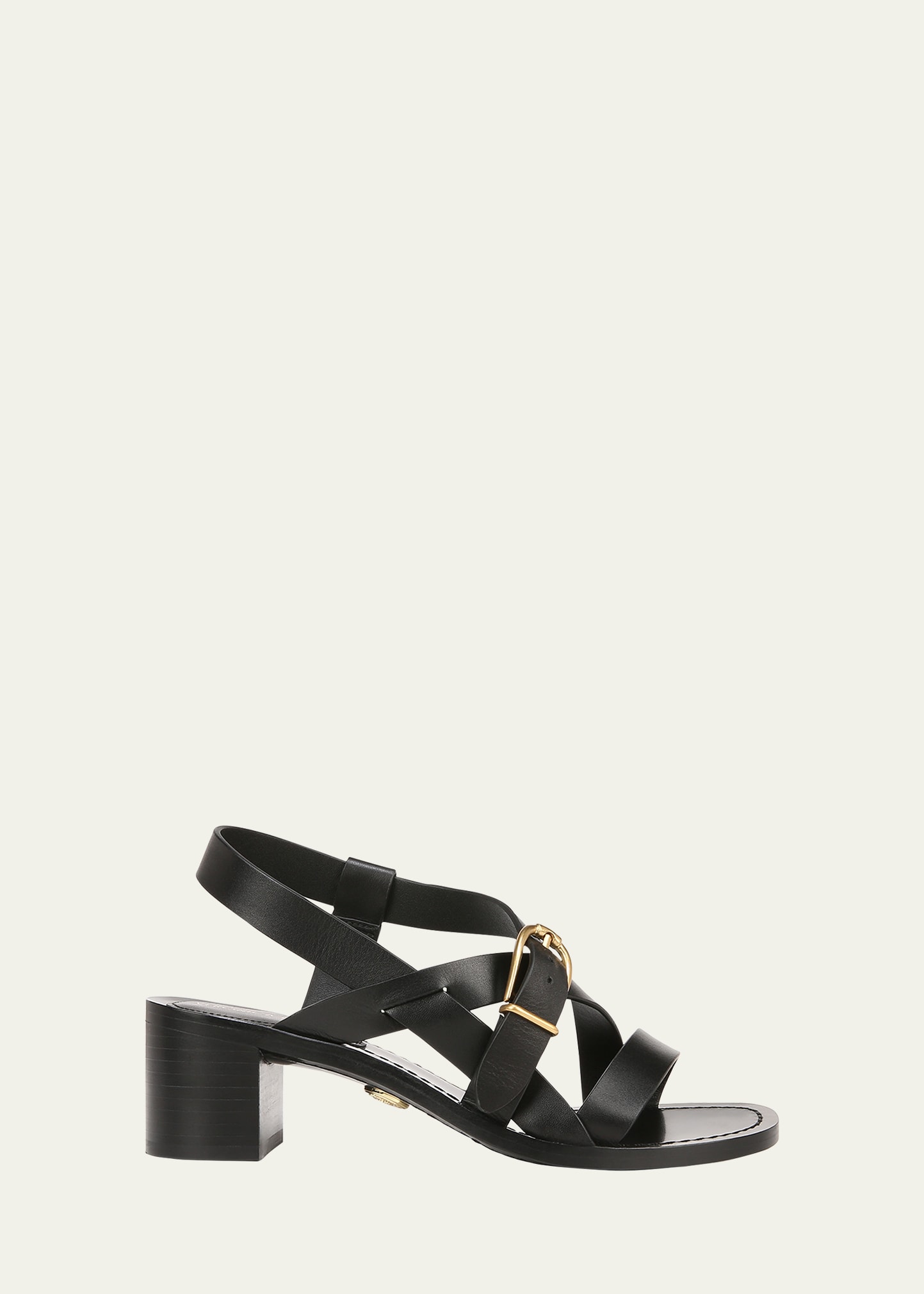 Etta Strappy Leather Buckle Sandals