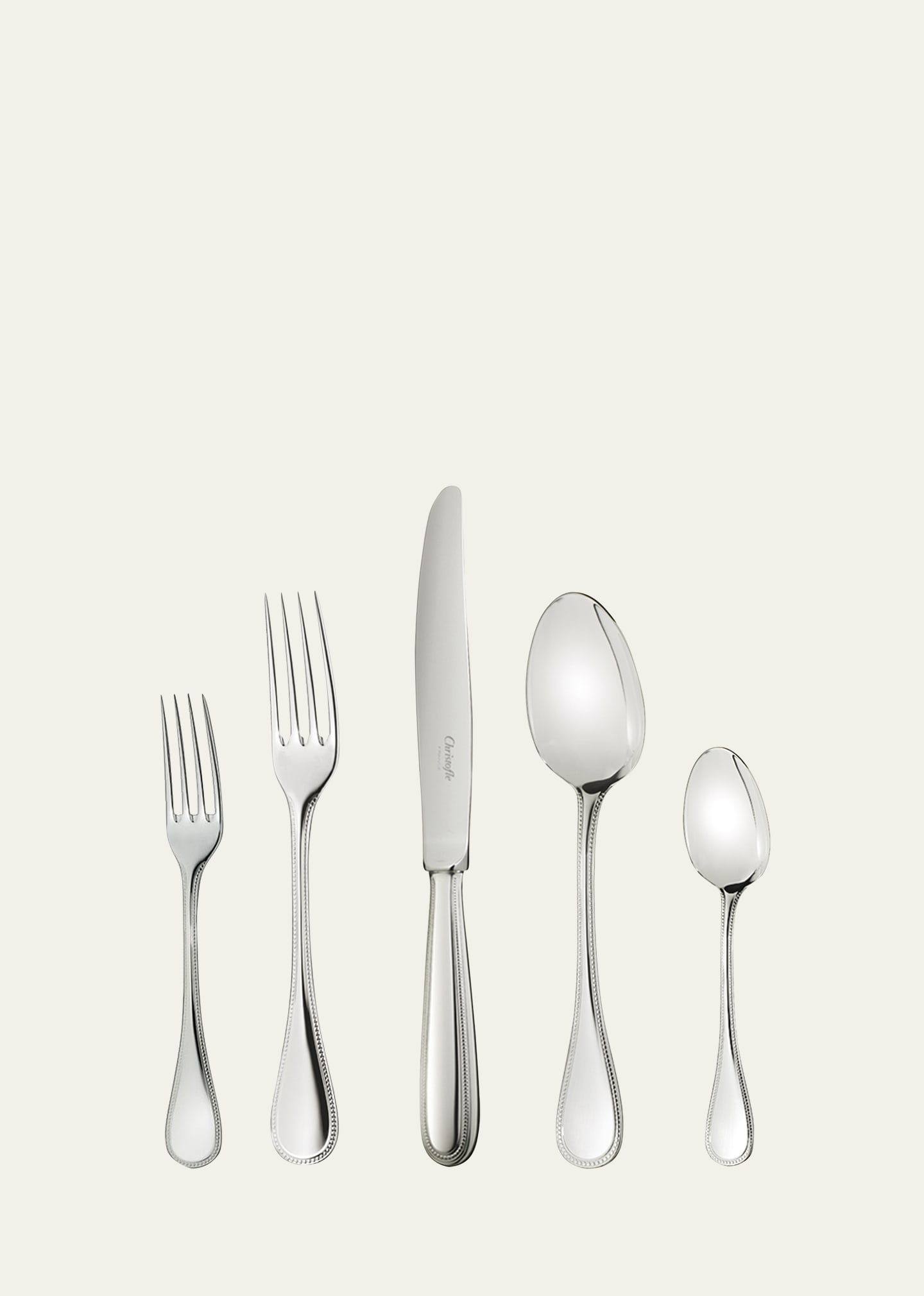 Perle Stainless Steel Flatware Place Setting