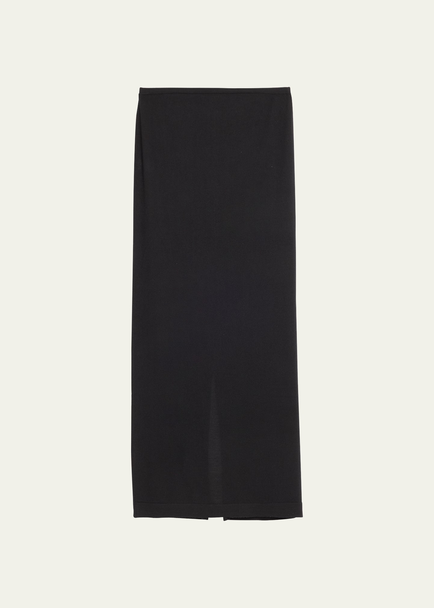 Shop Éterne Emma Cashmere Maxi Knit Skirt In Black