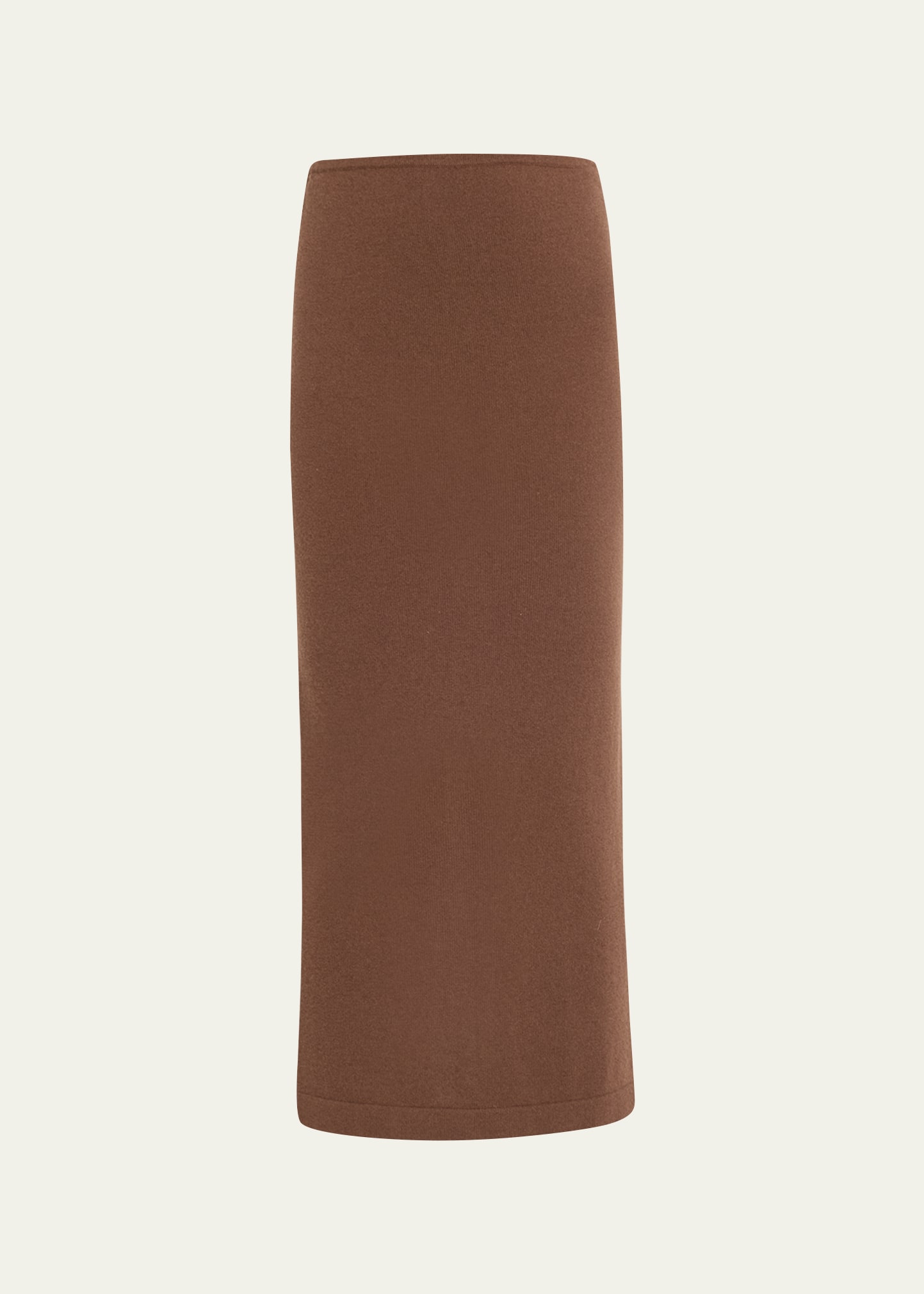 Éterne Emma Cashmere Maxi Knit Skirt In Chocolate