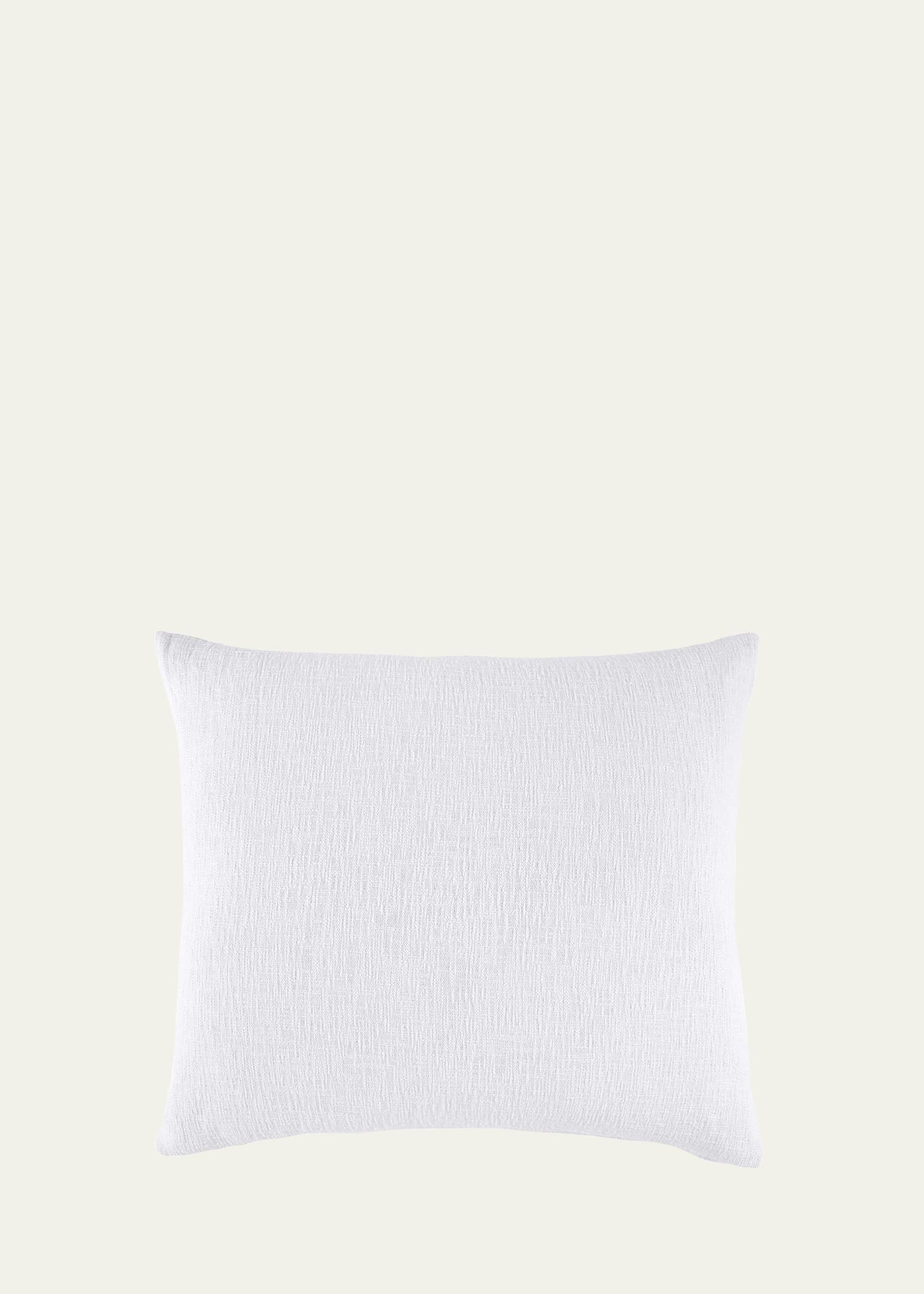 John Robshaw Woven White King Euro With Insert In White