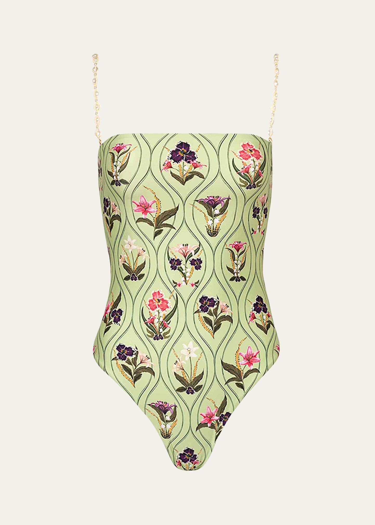 Agua By Agua Bendita Durazno Pacifico One-piece Swimsuit In Pacifico