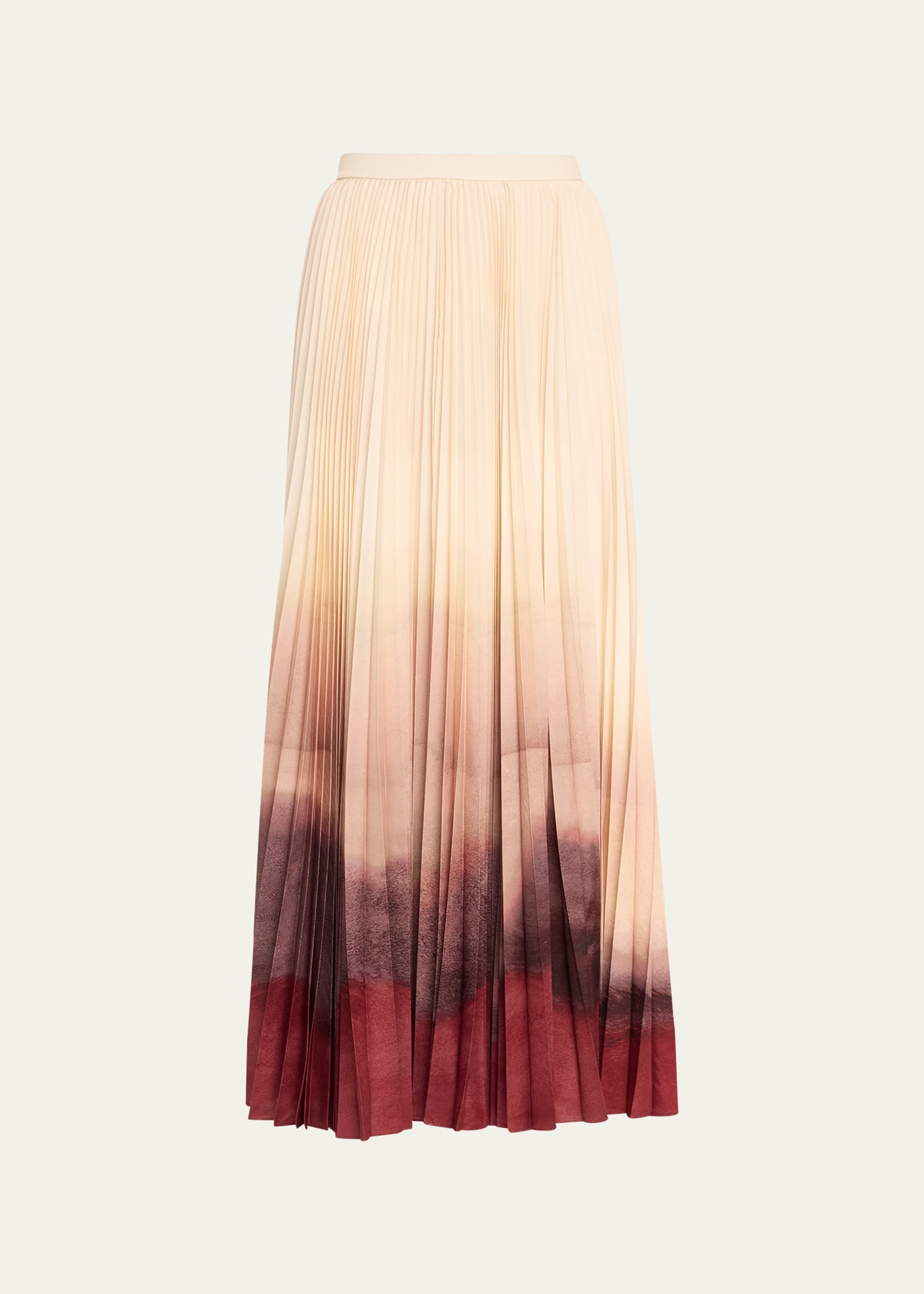 Sif Pleated Ombre Maxi Skirt