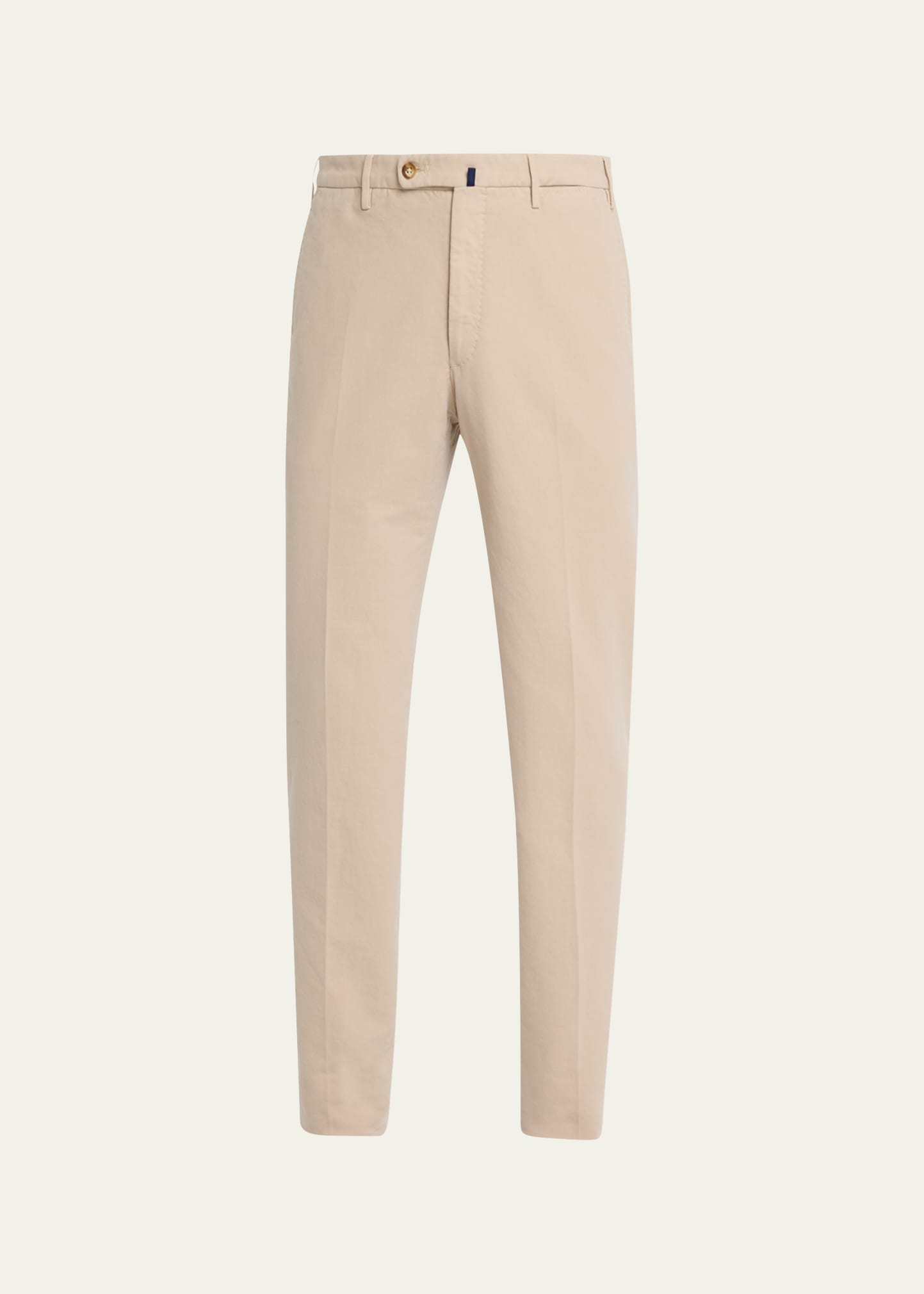Incotex Logo-embroidered Straight-leg Trousers In 401beige Chiaro
