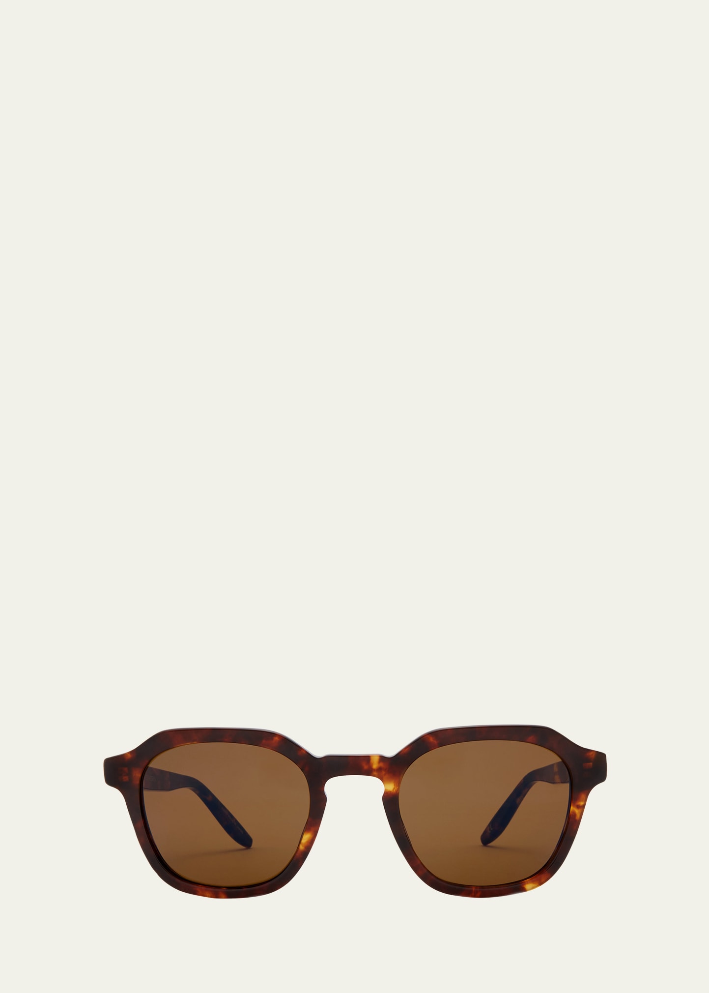 Barton Perreira Men's Tucker Zyl Square Sunglasses In Brown
