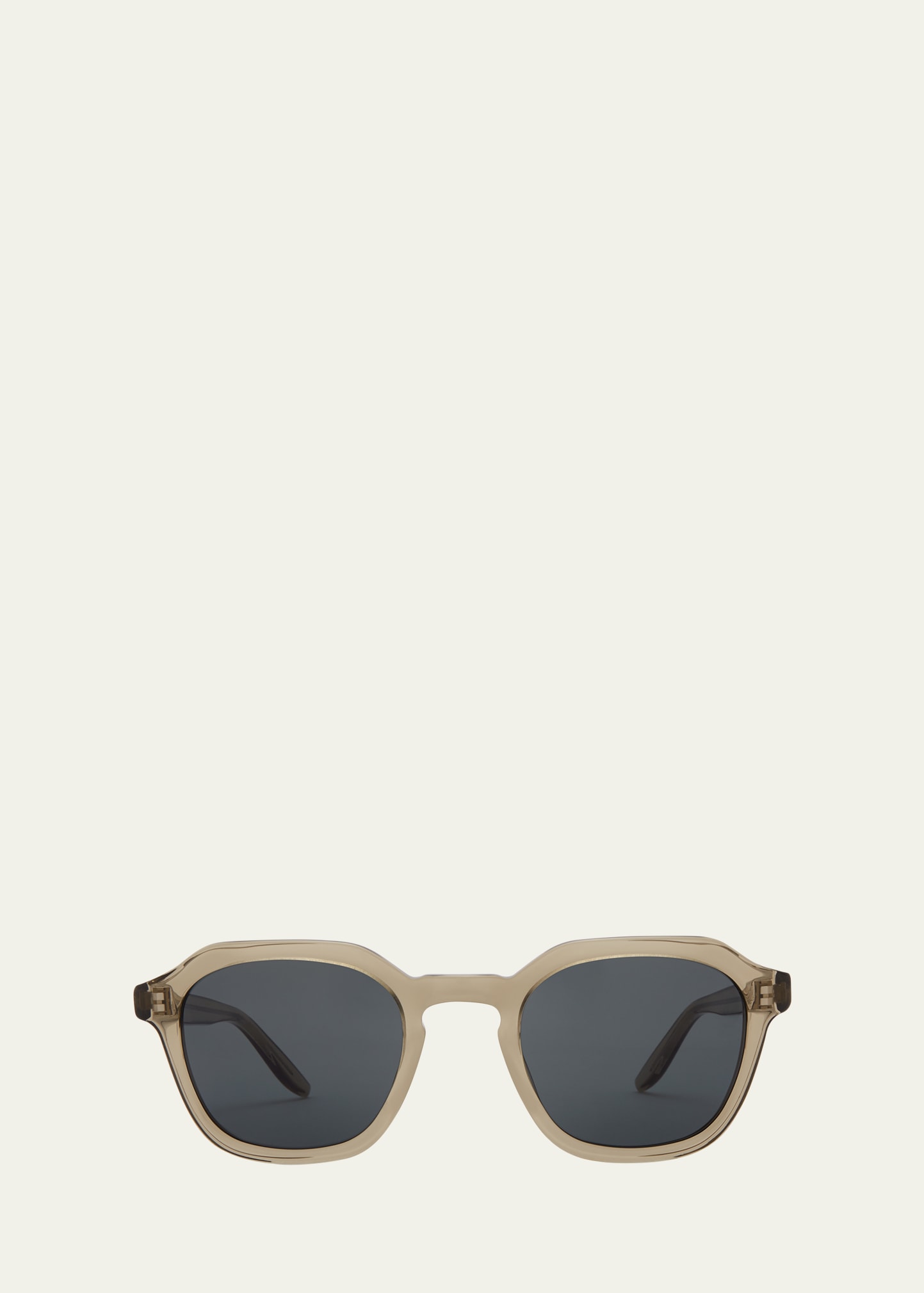 Barton Perreira Men's Tucker Zyl Square Sunglasses In Gray