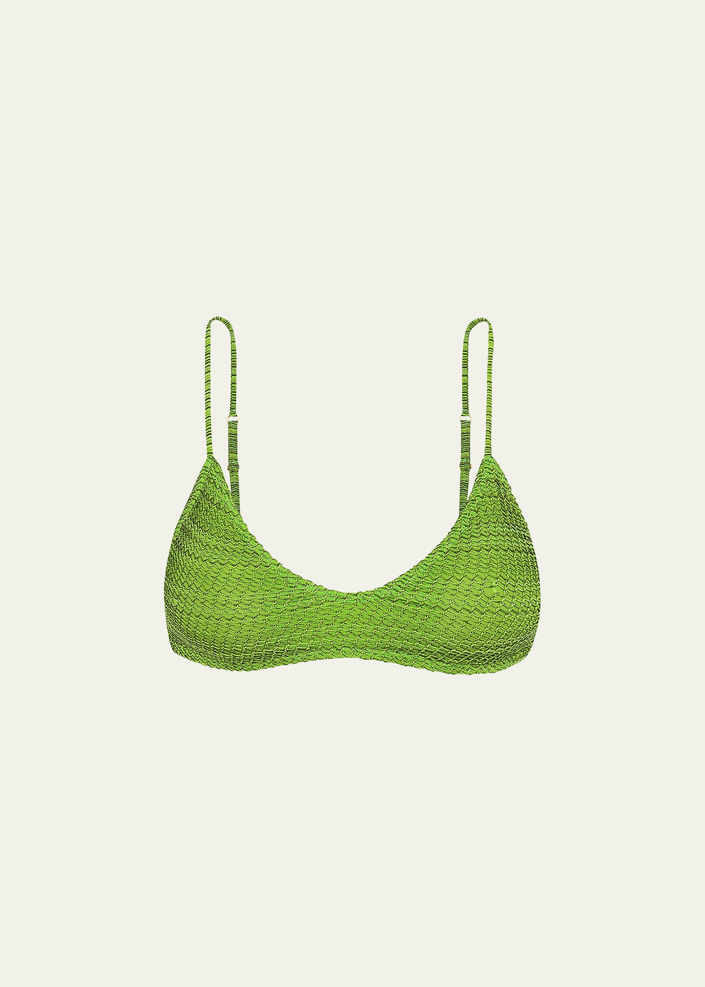 Vix Solid Li Bikini Top In Light Green