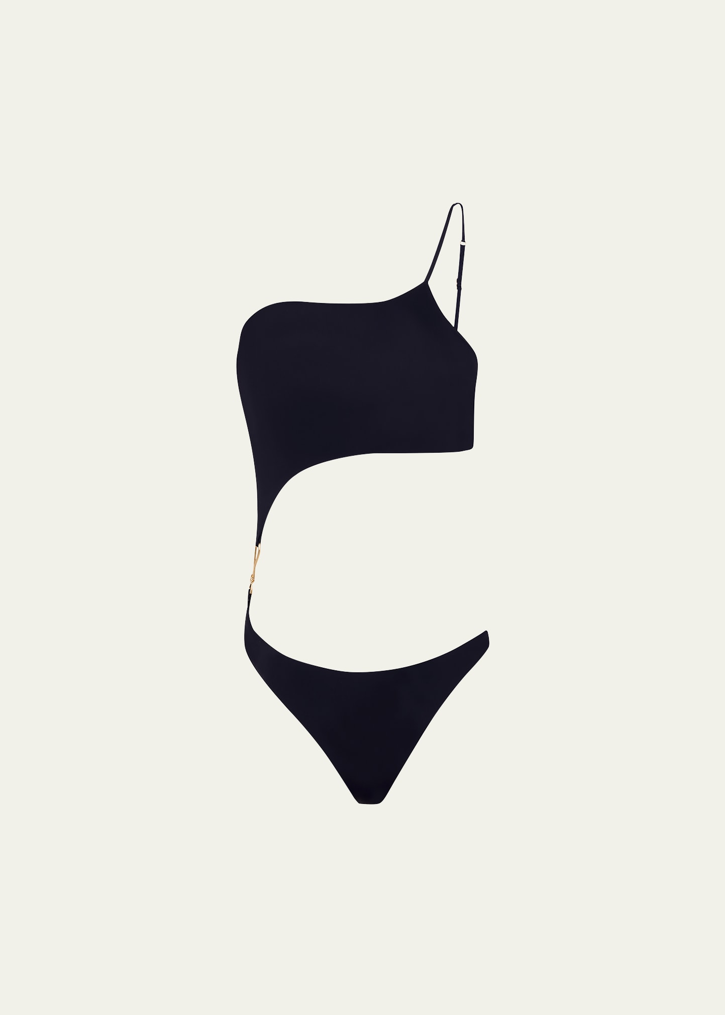 Vix Solid Sienna Deise Brazilian One-piece Swimsuit In Black