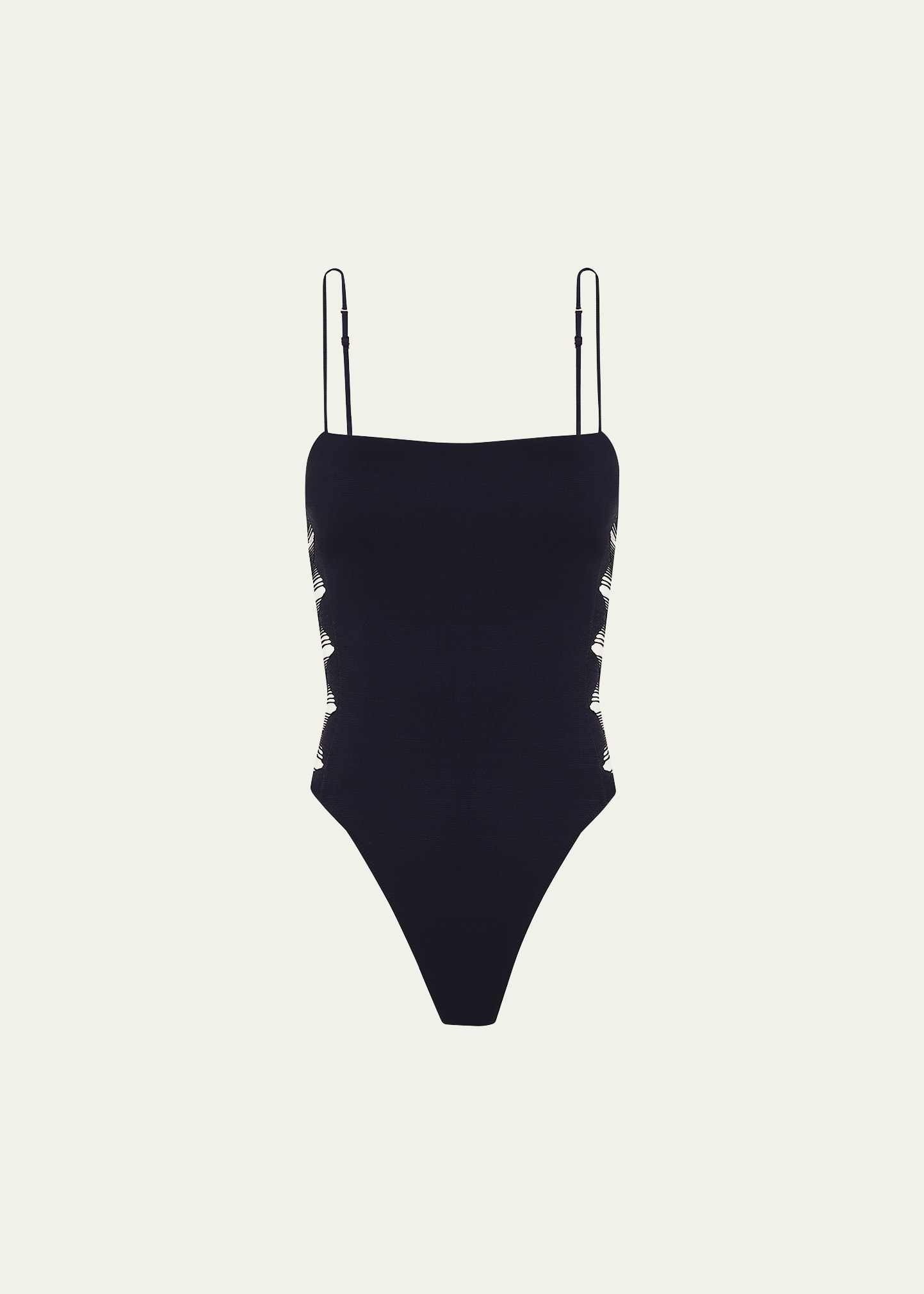 Vix Solid Zoe One-piece Swimsuit In Black