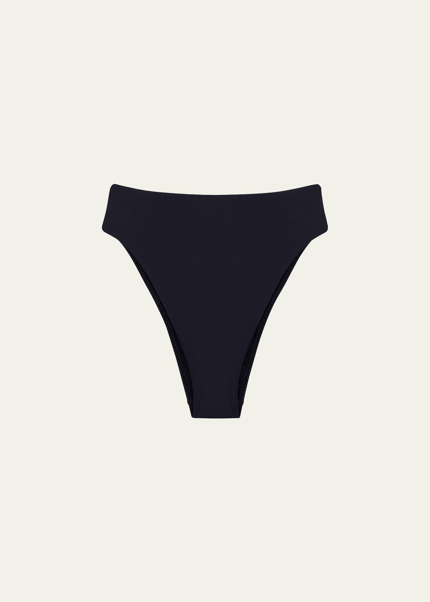 Vix Solid Gigi High-waist Bikini Bottoms In Black