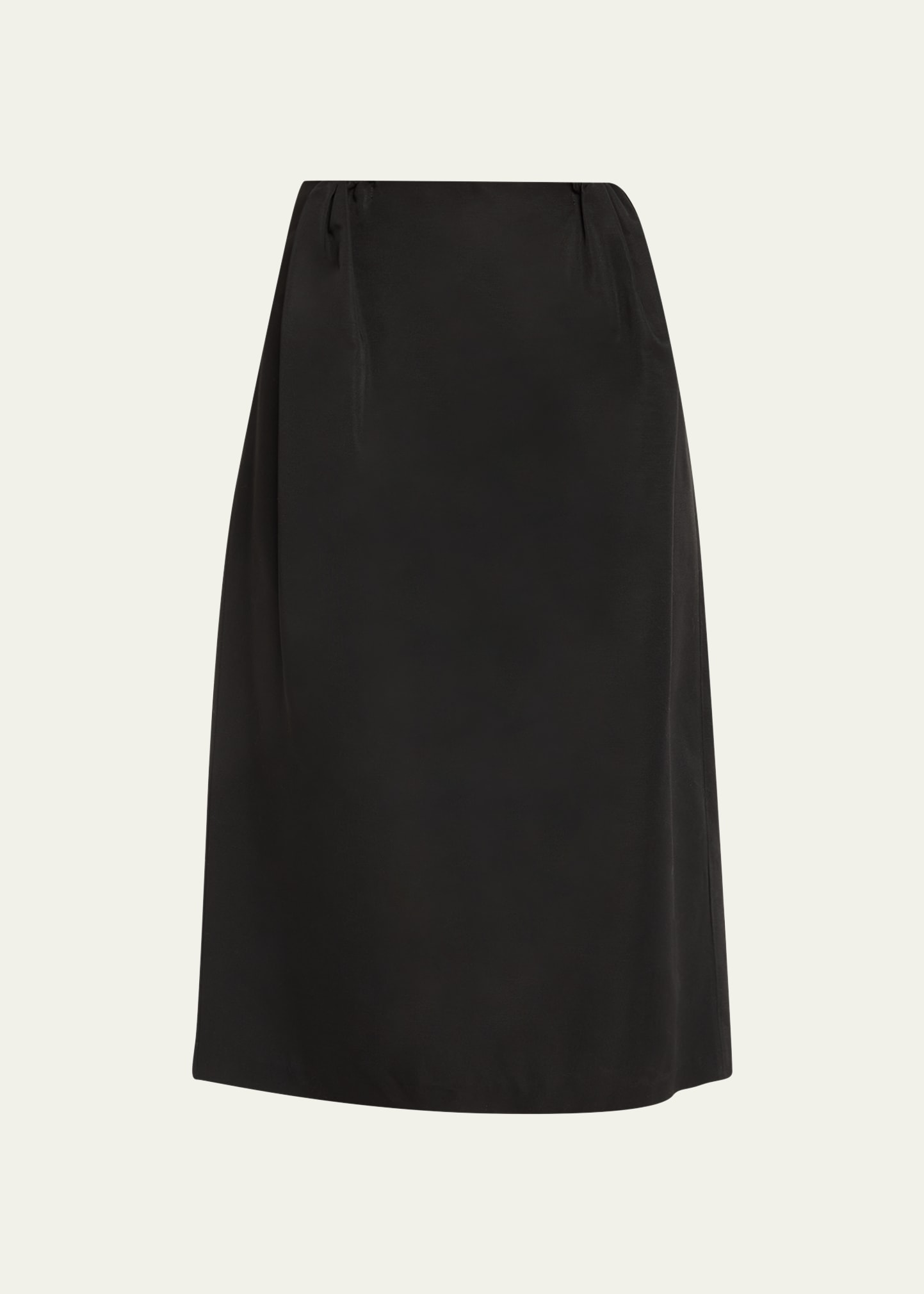 Shop Altuzarra Karina Column Midi Skirt In Black