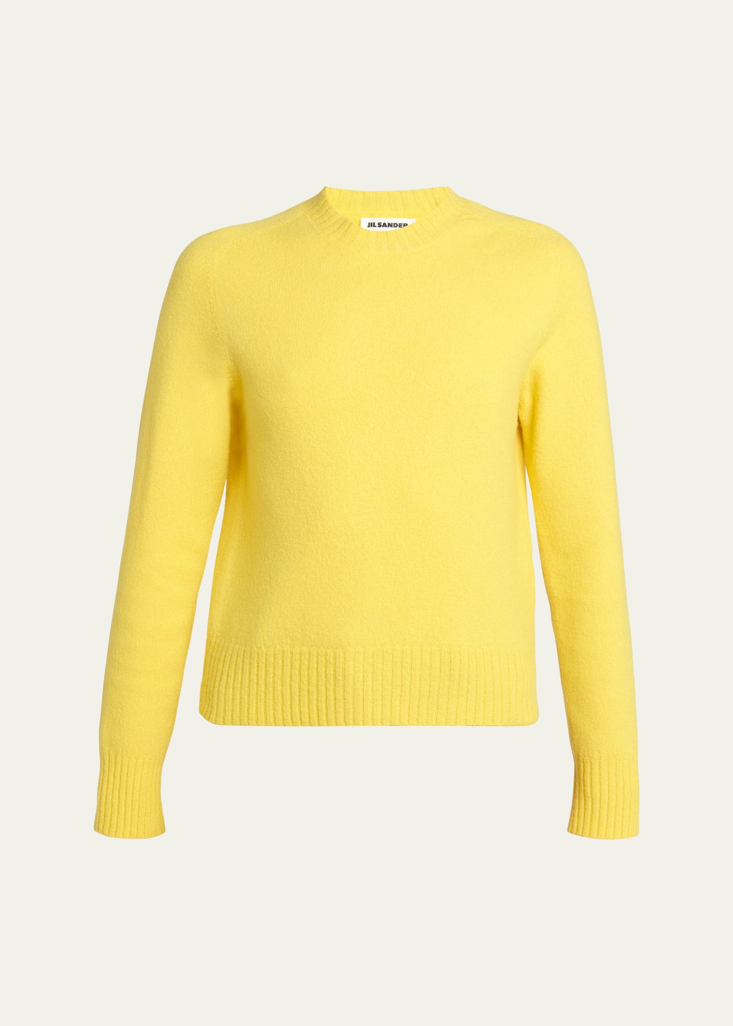 Shop Jil Sander Wool Knit Sweater In Tuscan Sun