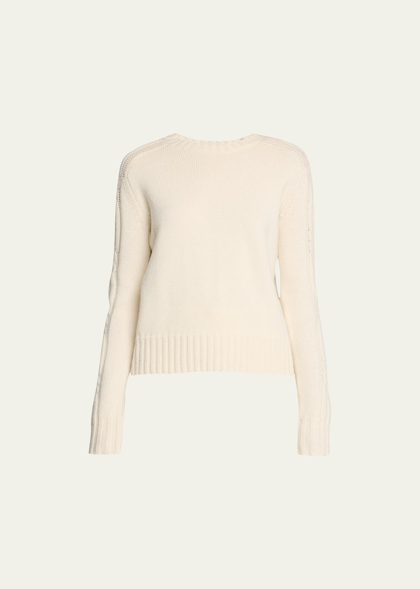 Shop Max Mara Berlina Cashmere Sweater In Optical White