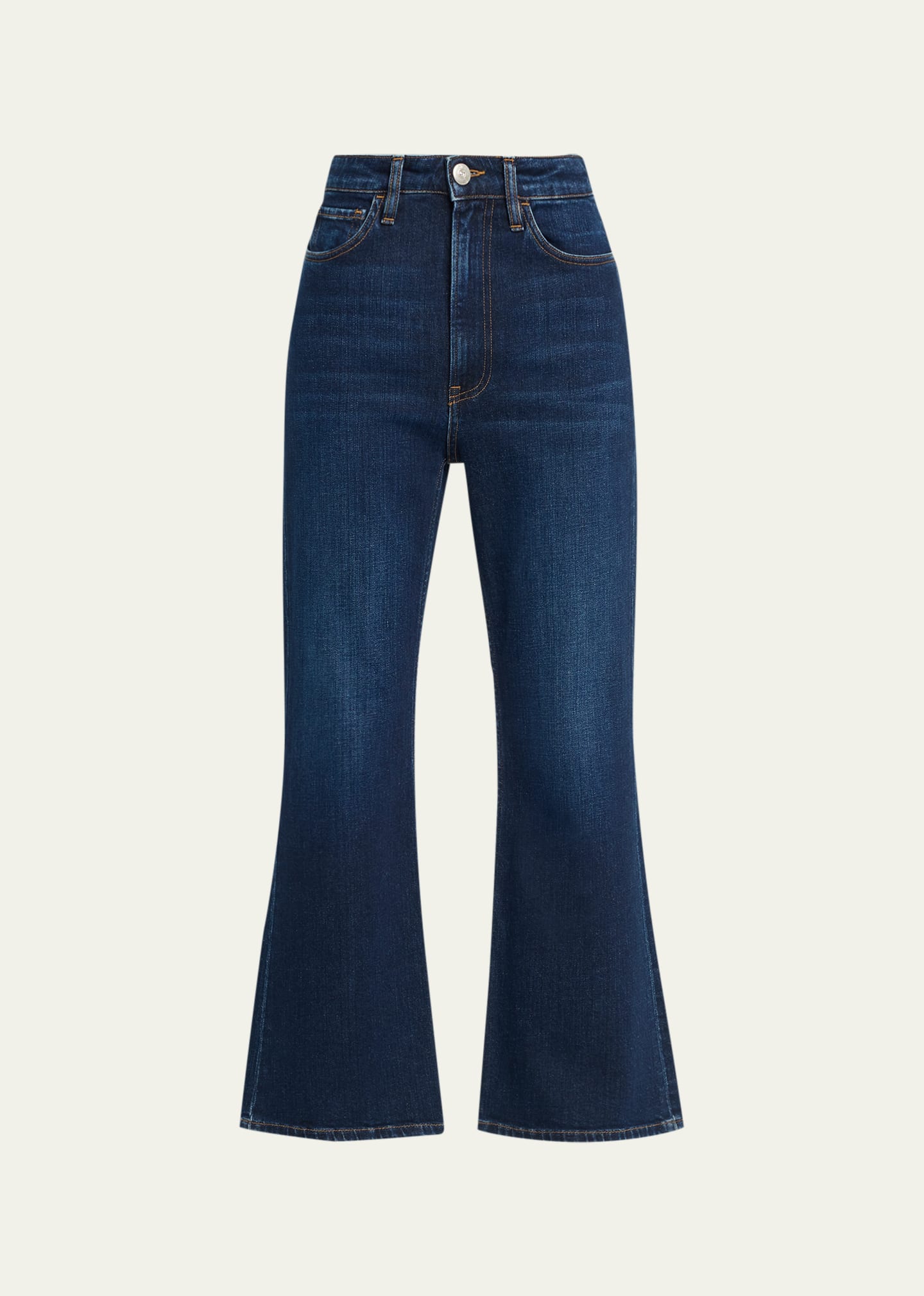 3x1 Empire Mid-rise Crop Flare Jeans In Charter