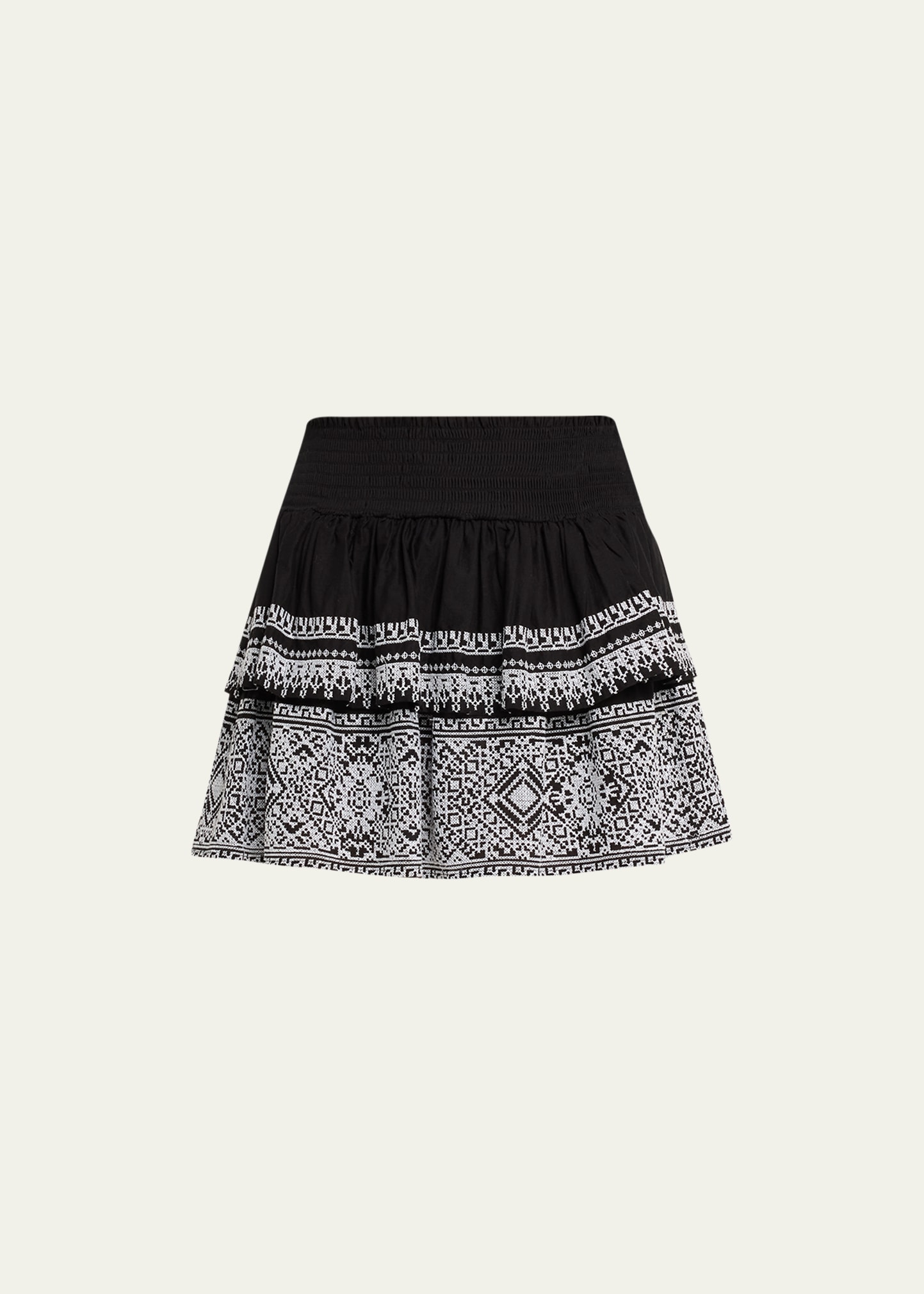 Loretta Embroidered Mini Skirt