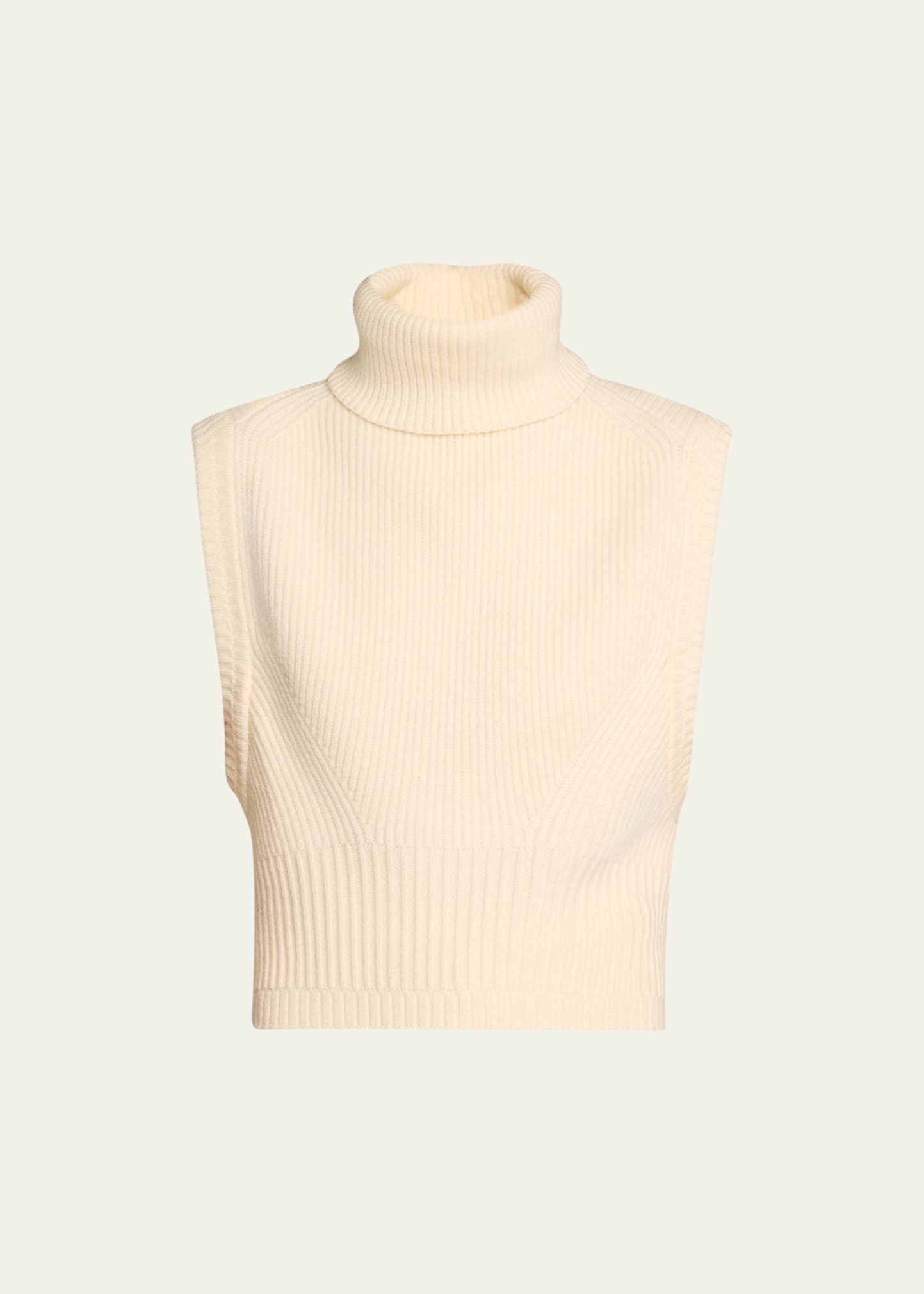 Shop Simkhai Maple Cashmere And Wool Turtleneck Sweater In Ivory