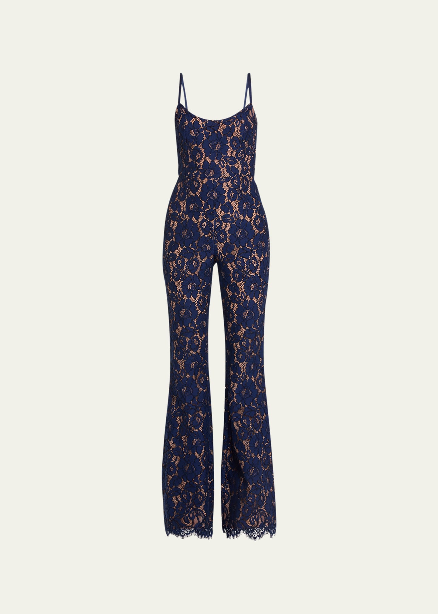 Lace Flare Jumpsuit