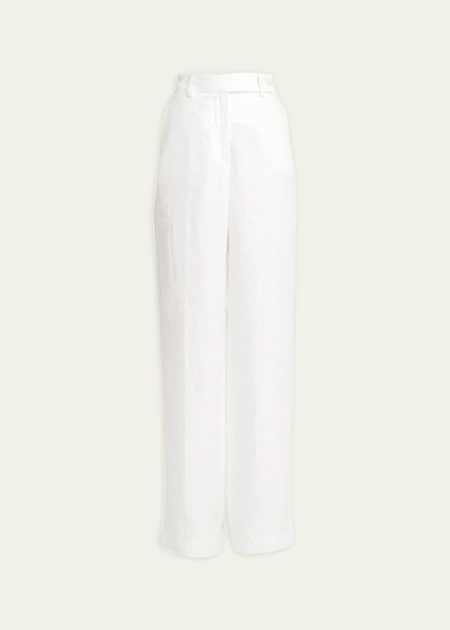 Wide-Leg Viscose Trousers