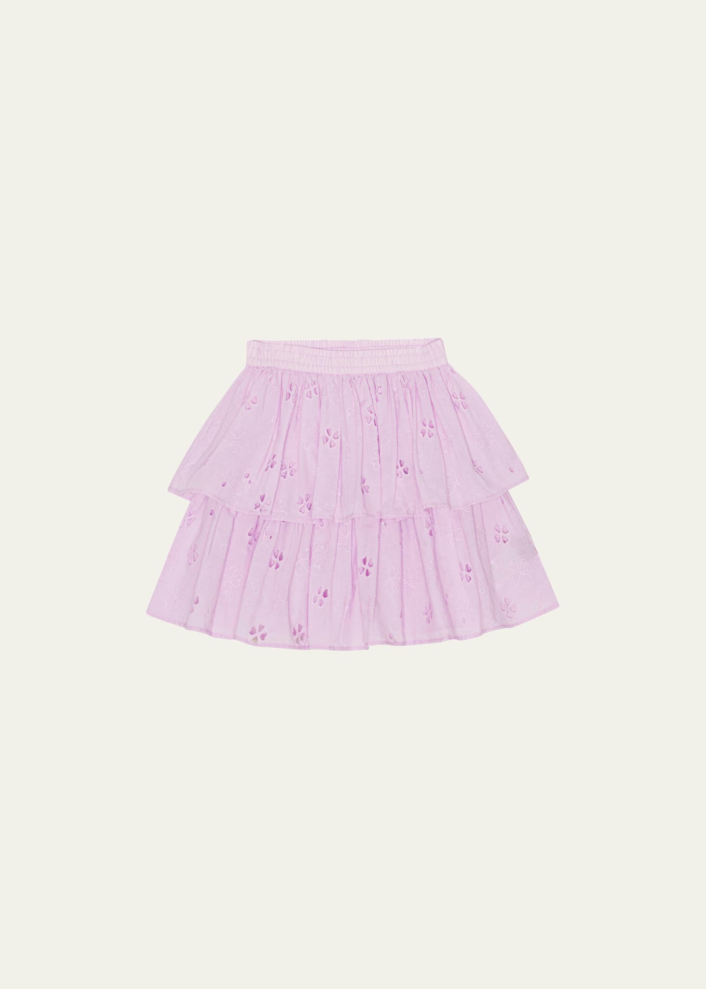 Girl's Brigitte Tiered Skirt, Size 3T-6