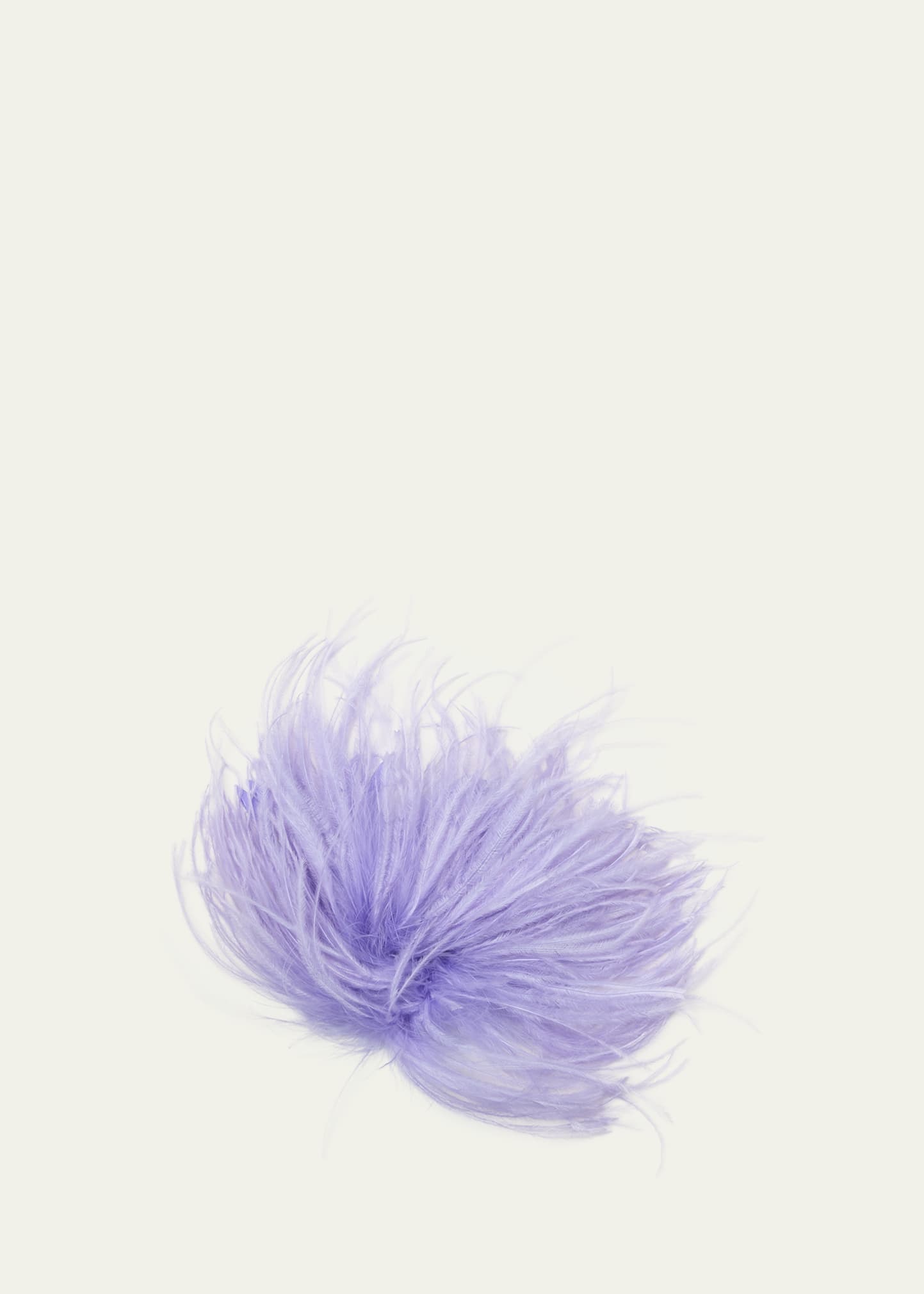 Indress Feathered Brooch In Lavender