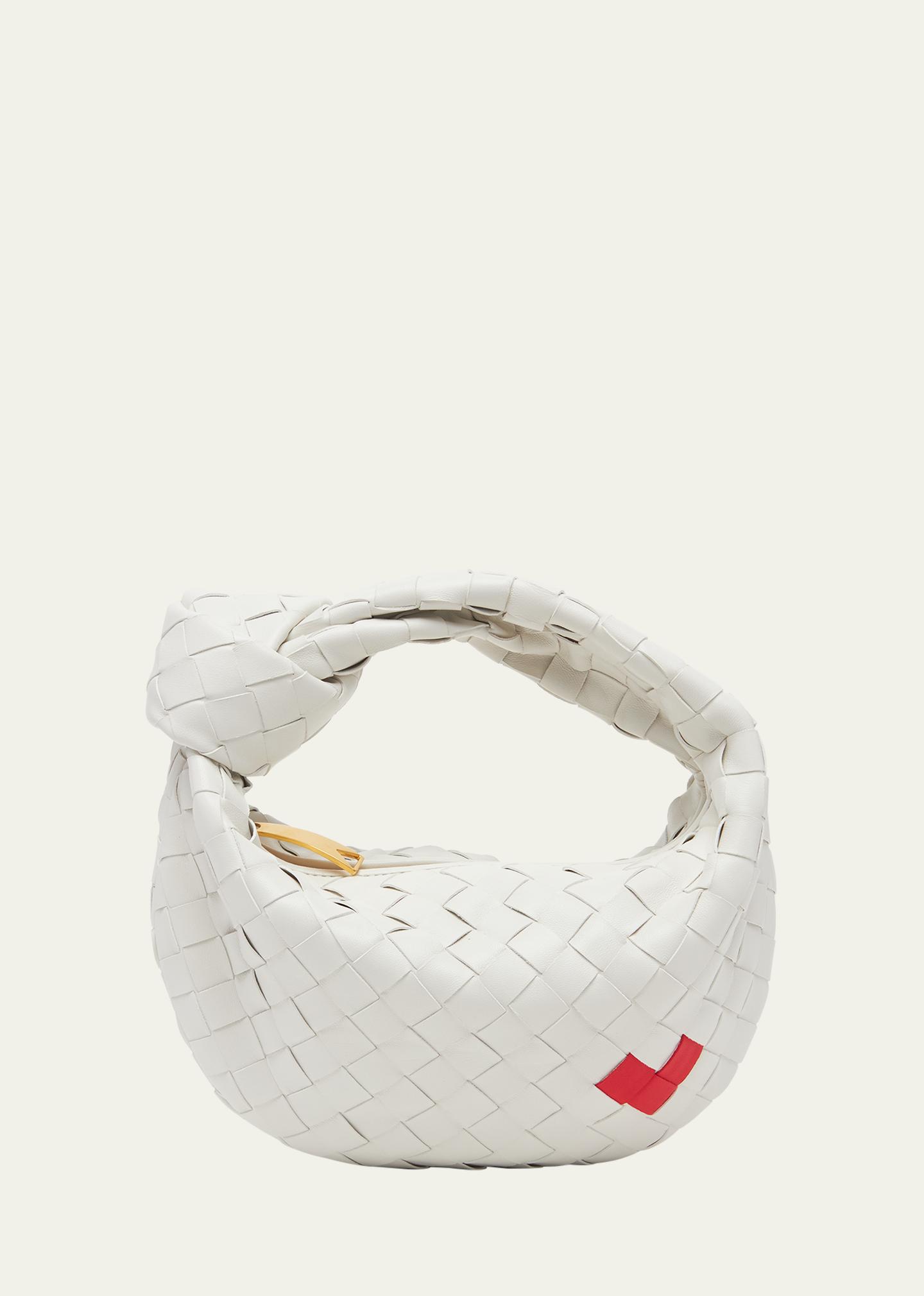 Jodie Mini Heart Intrecciato Top-Handle Bag