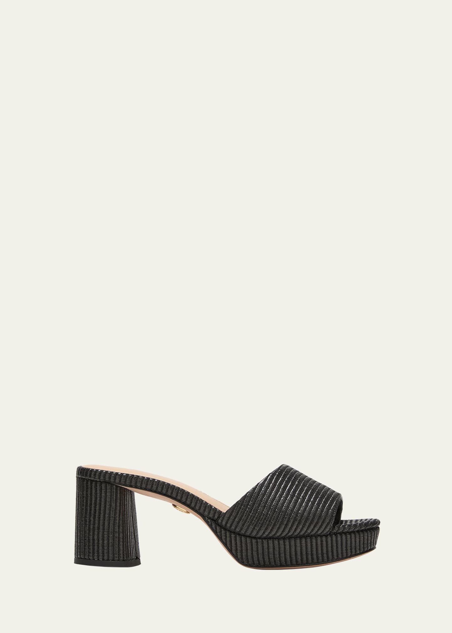 Veronica Beard Dali Platform Slide Sandal In Black