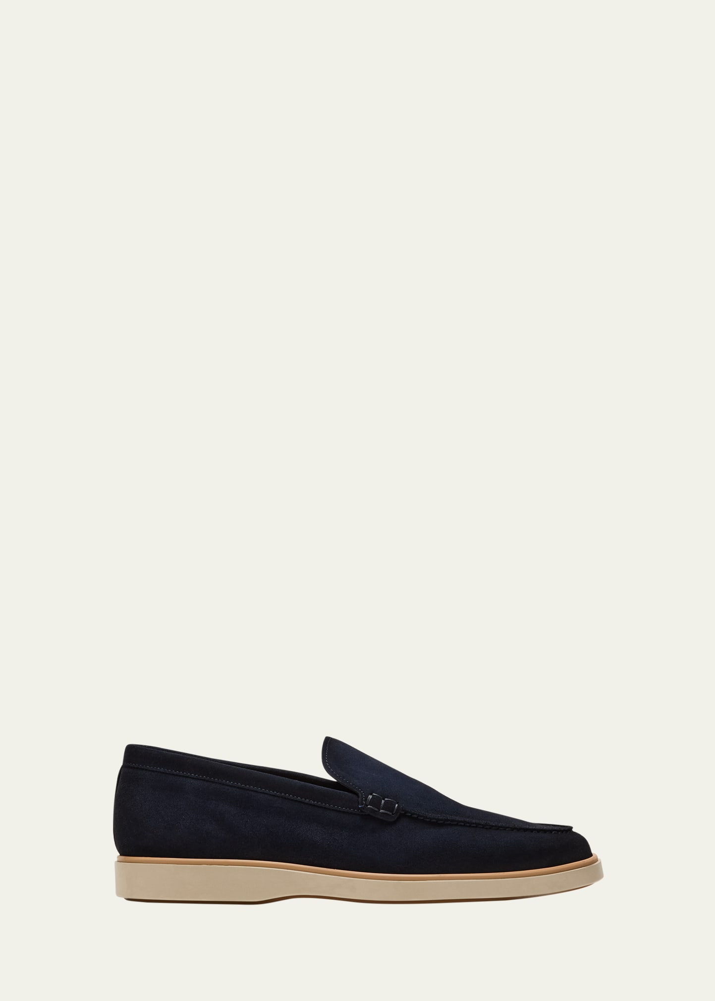 Shop Magnanni Men's Lourenco Leather Boat Shoes In Navy