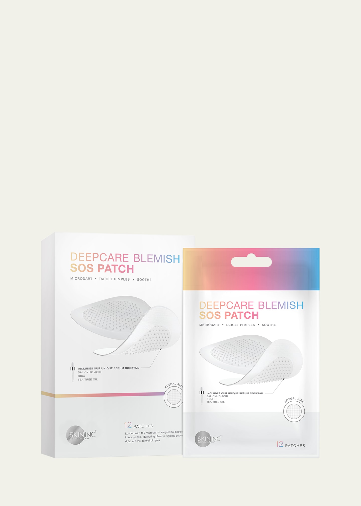 Shop Skin Inc Deepcare Blemish Sos Patches, 12 Count