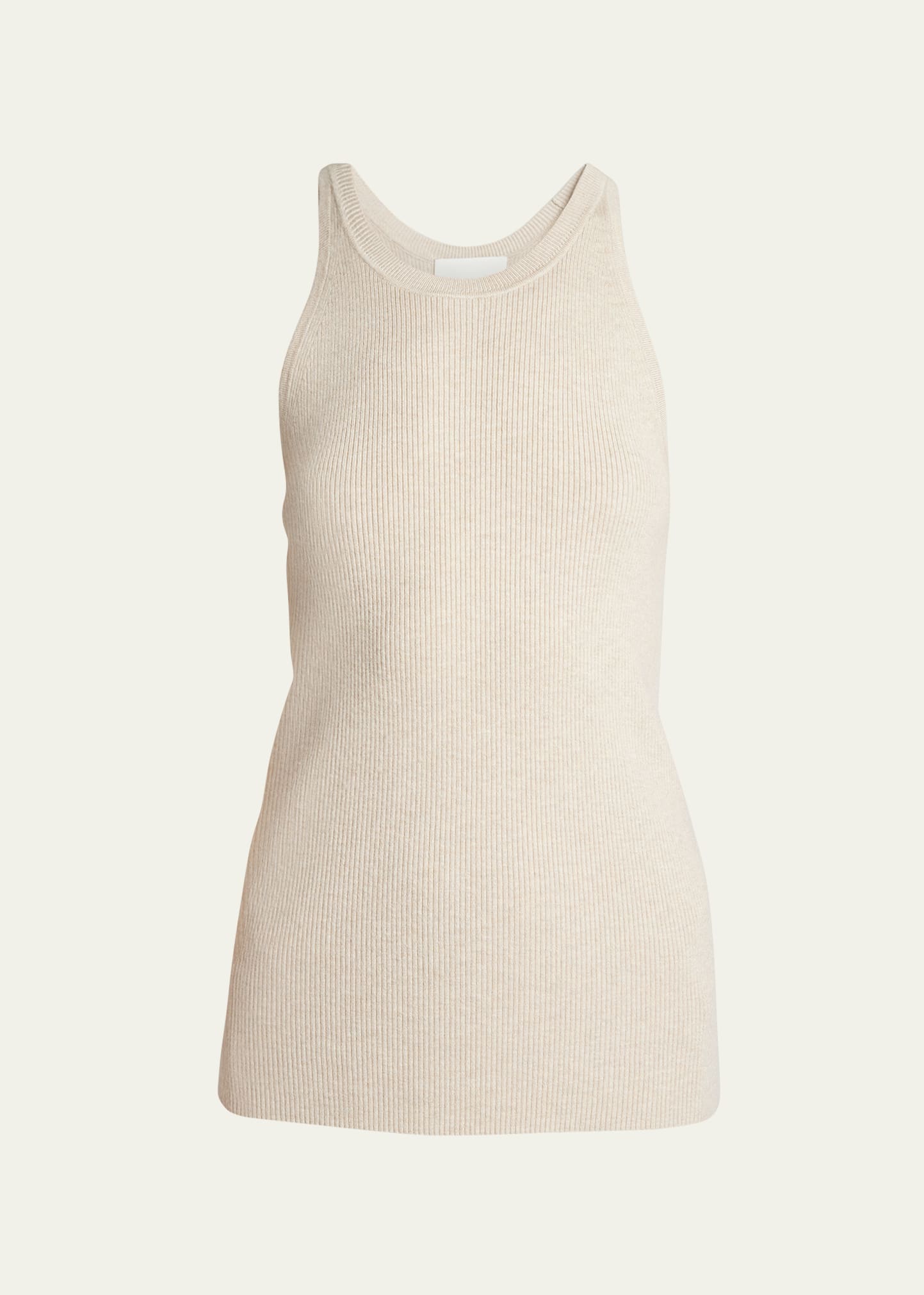 Shop Isabel Marant Merry Ribbed Tank Top In Beige
