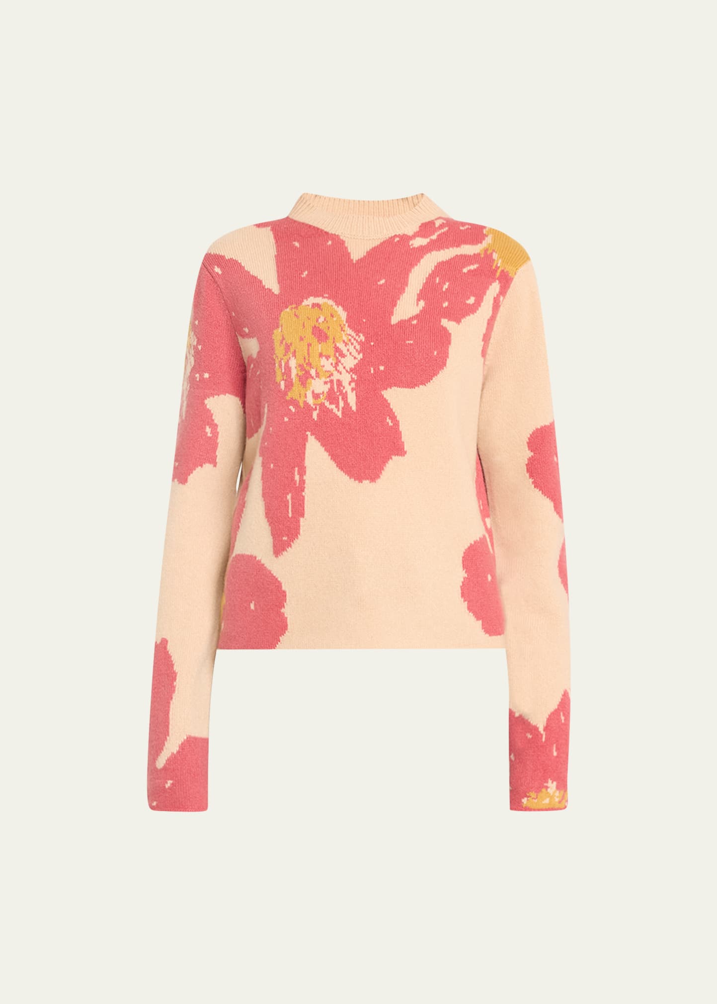 Floating Florals Cashmere Sweater