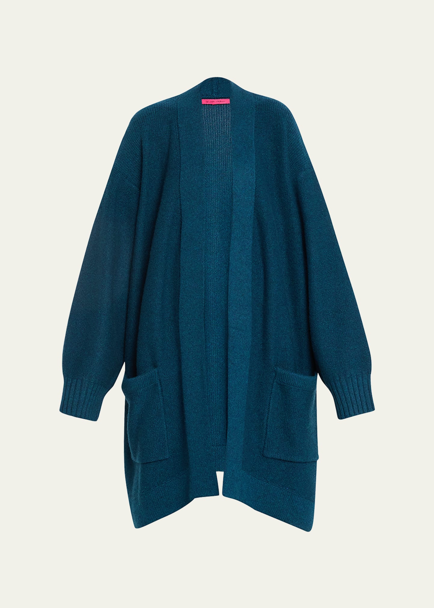 The Elder Statesman Slouchy Cashmere Cardigan In Peacock