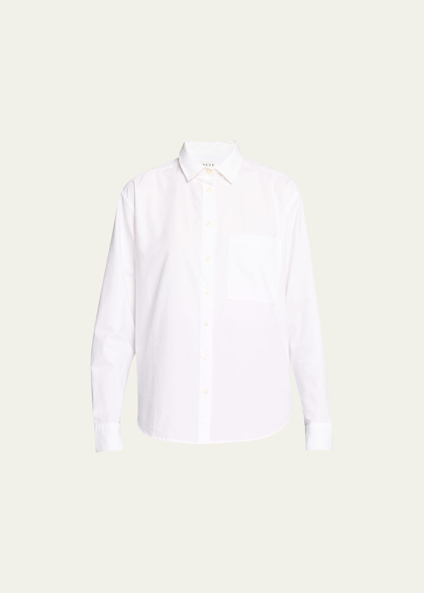 Kule The Quinn Shirt In White