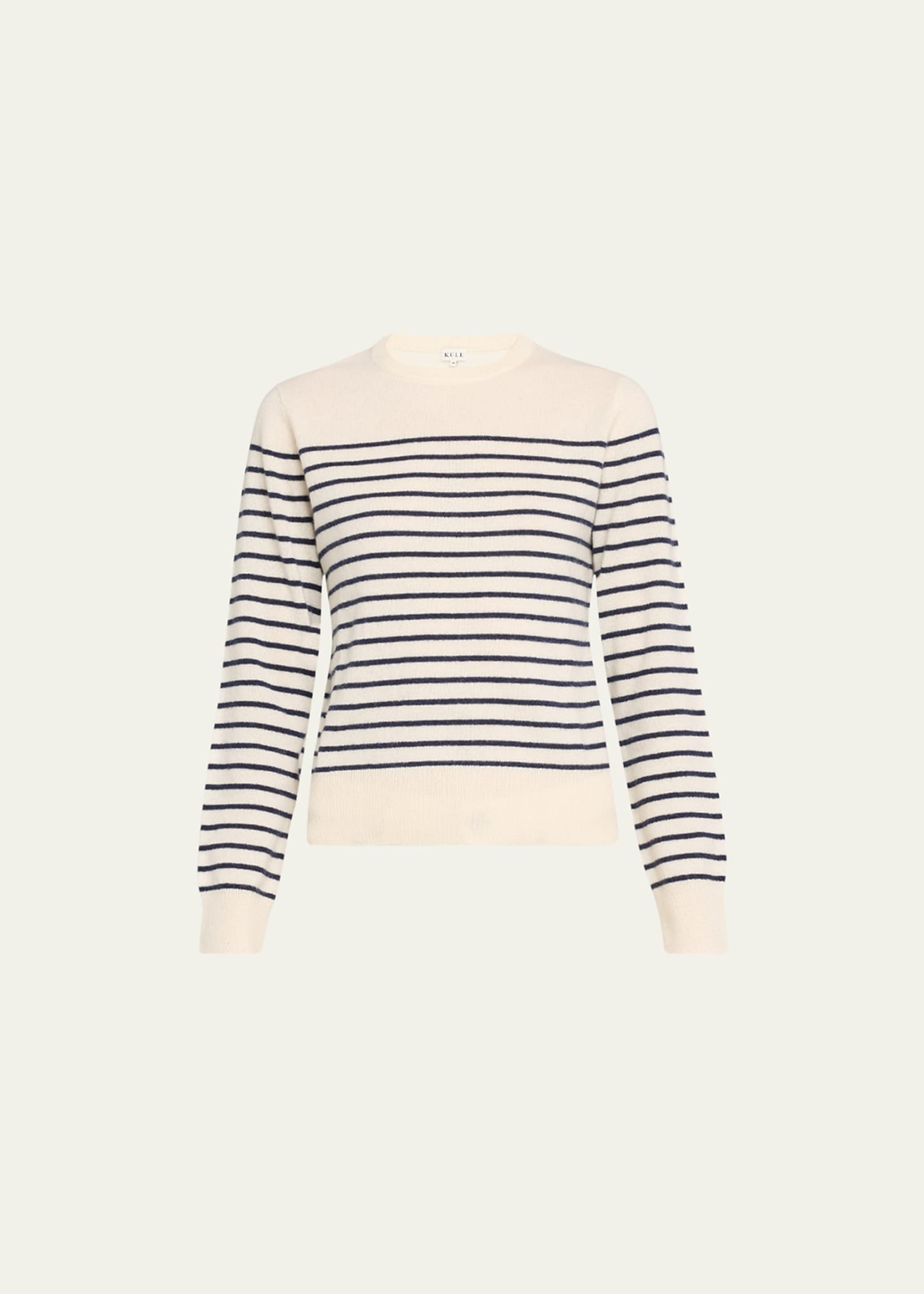 The Betty Cashmere Stripe Crewneck Sweater