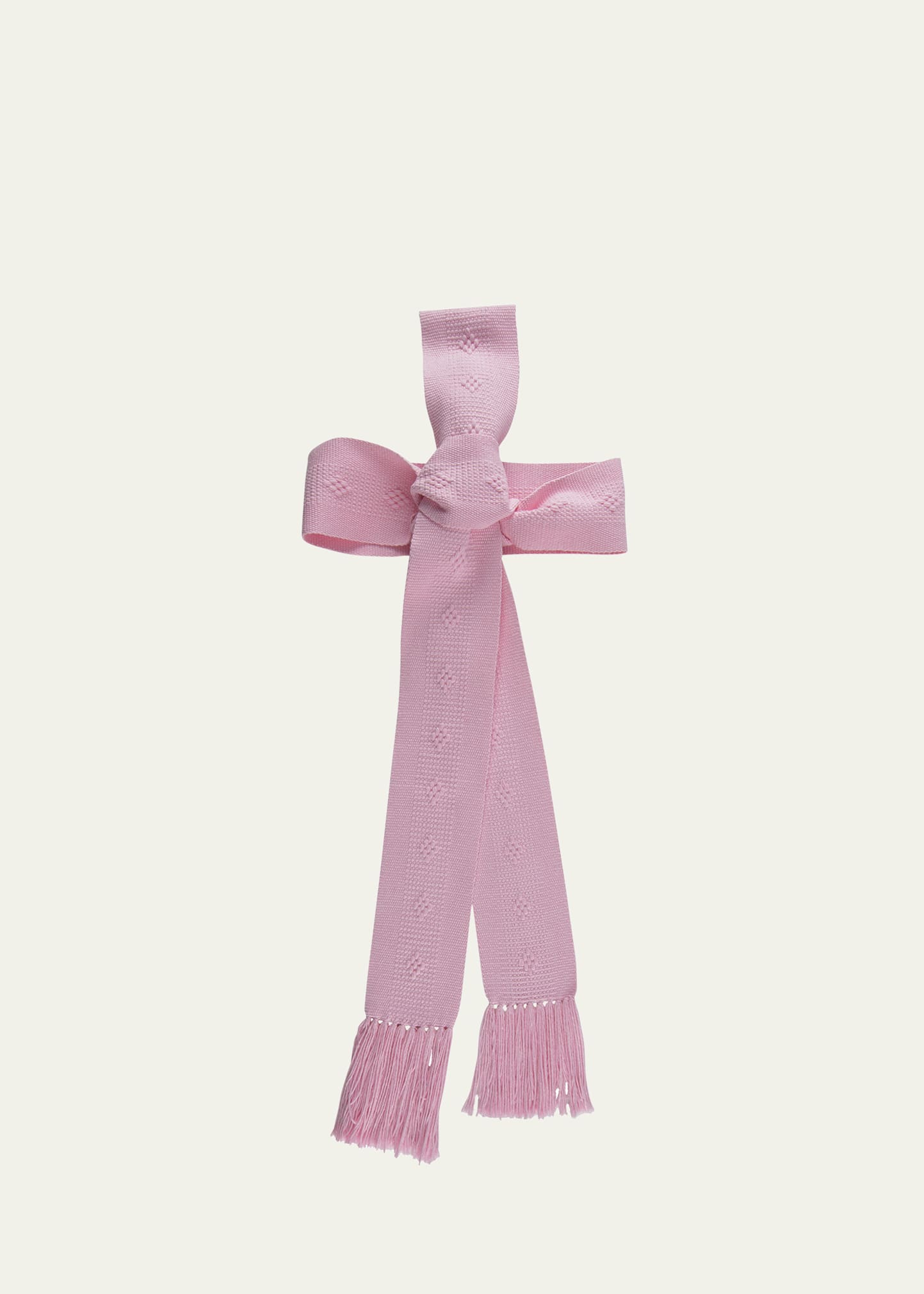 Pippa Holt Handwoven Wide Pale Pink Belt