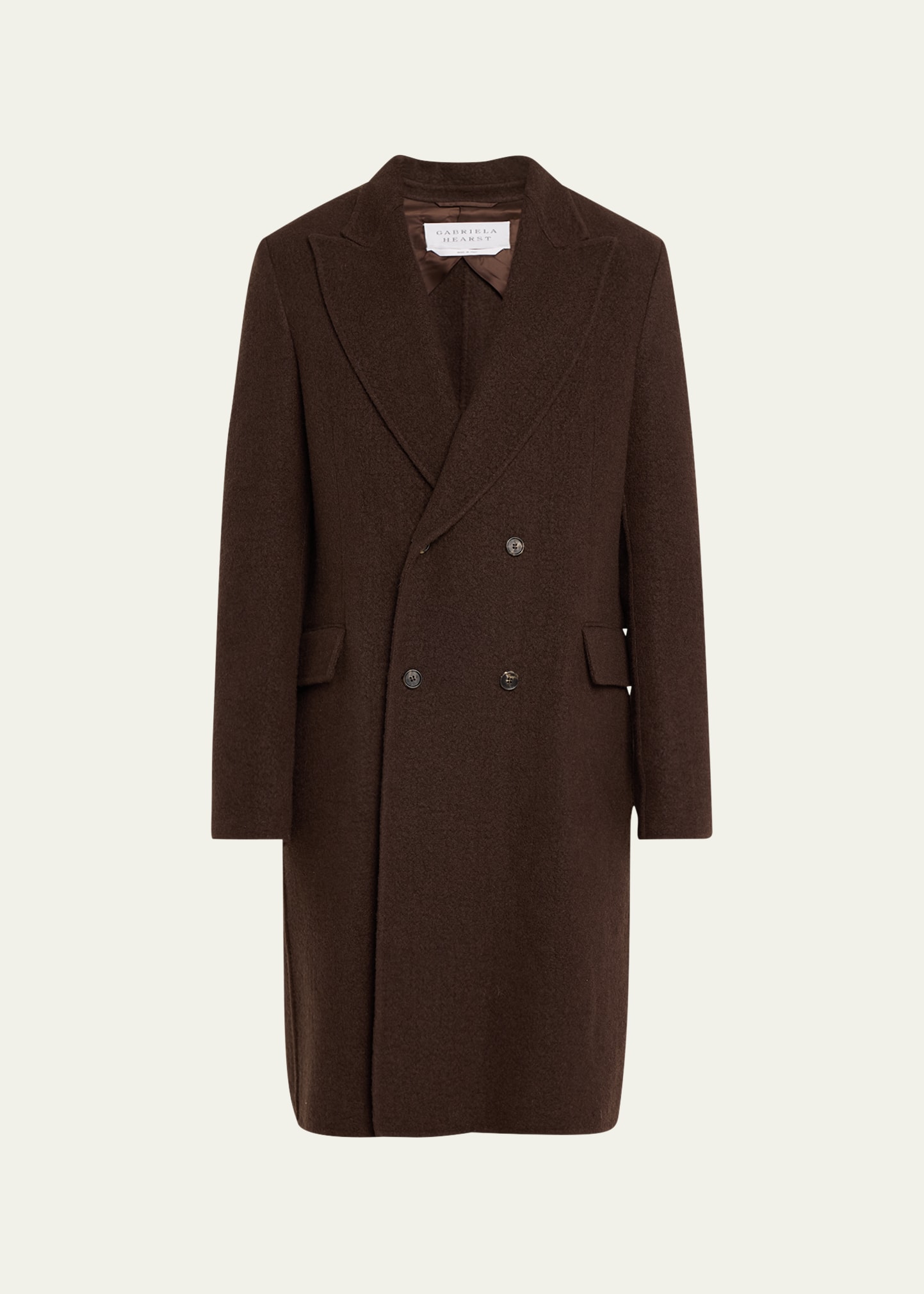 Men's Mcaffrey Double-Face Recycled Cashmere Overcoat