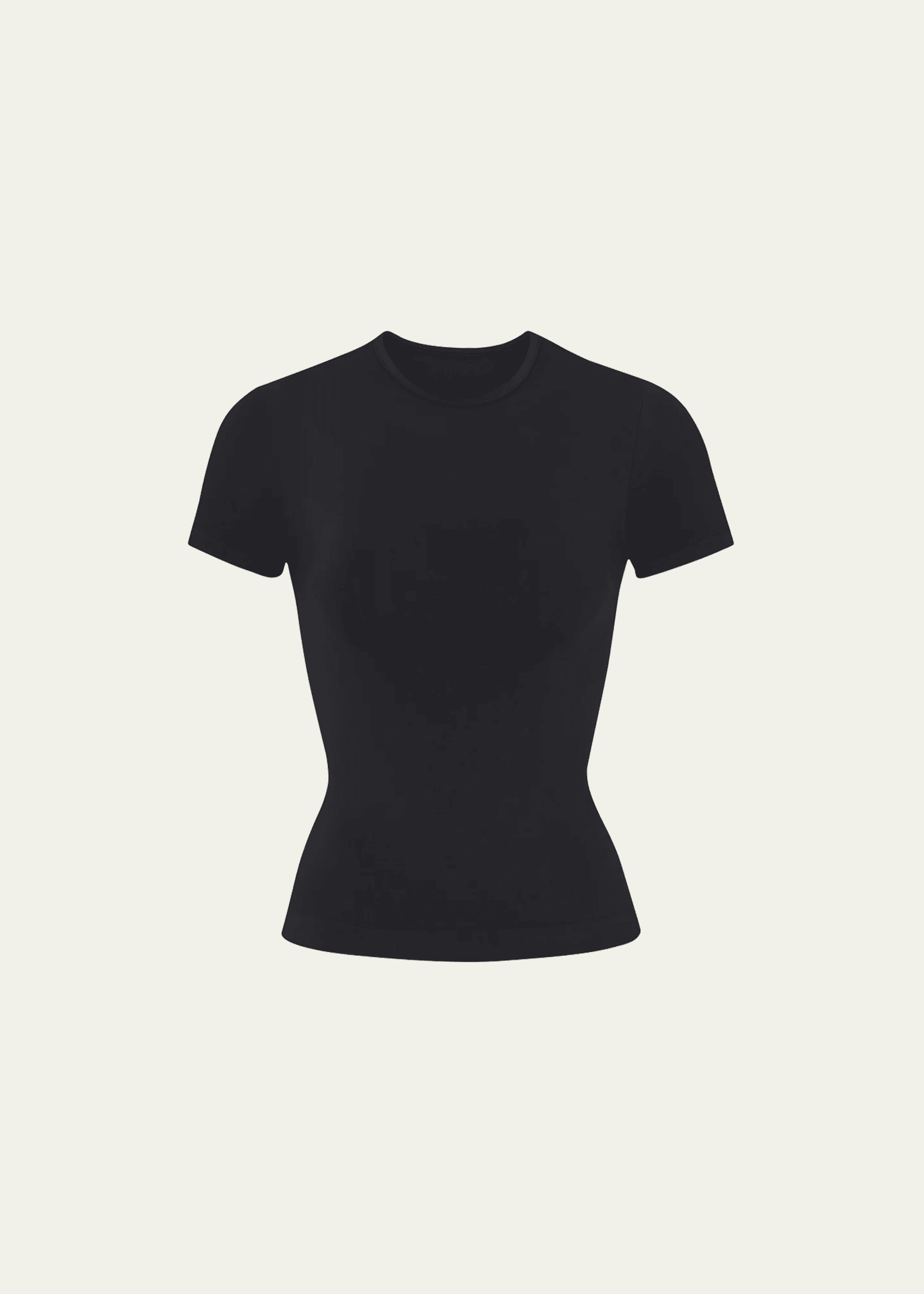 Skims Fits Everybody Stretch-jersey T-shirt In Onyx