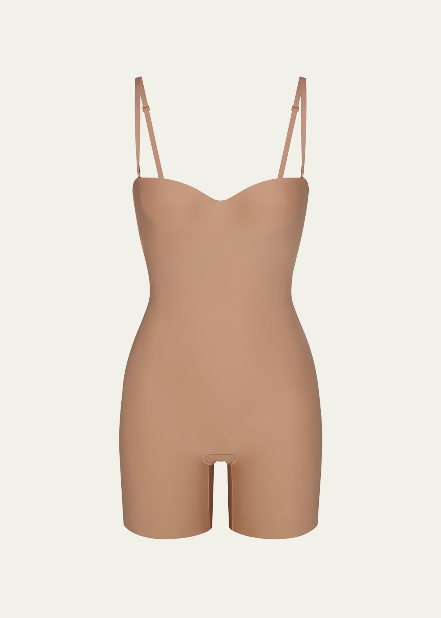 Buy SKIMS Everyday Sculpt Mid-thigh Bodysuit - Brown At 30% Off